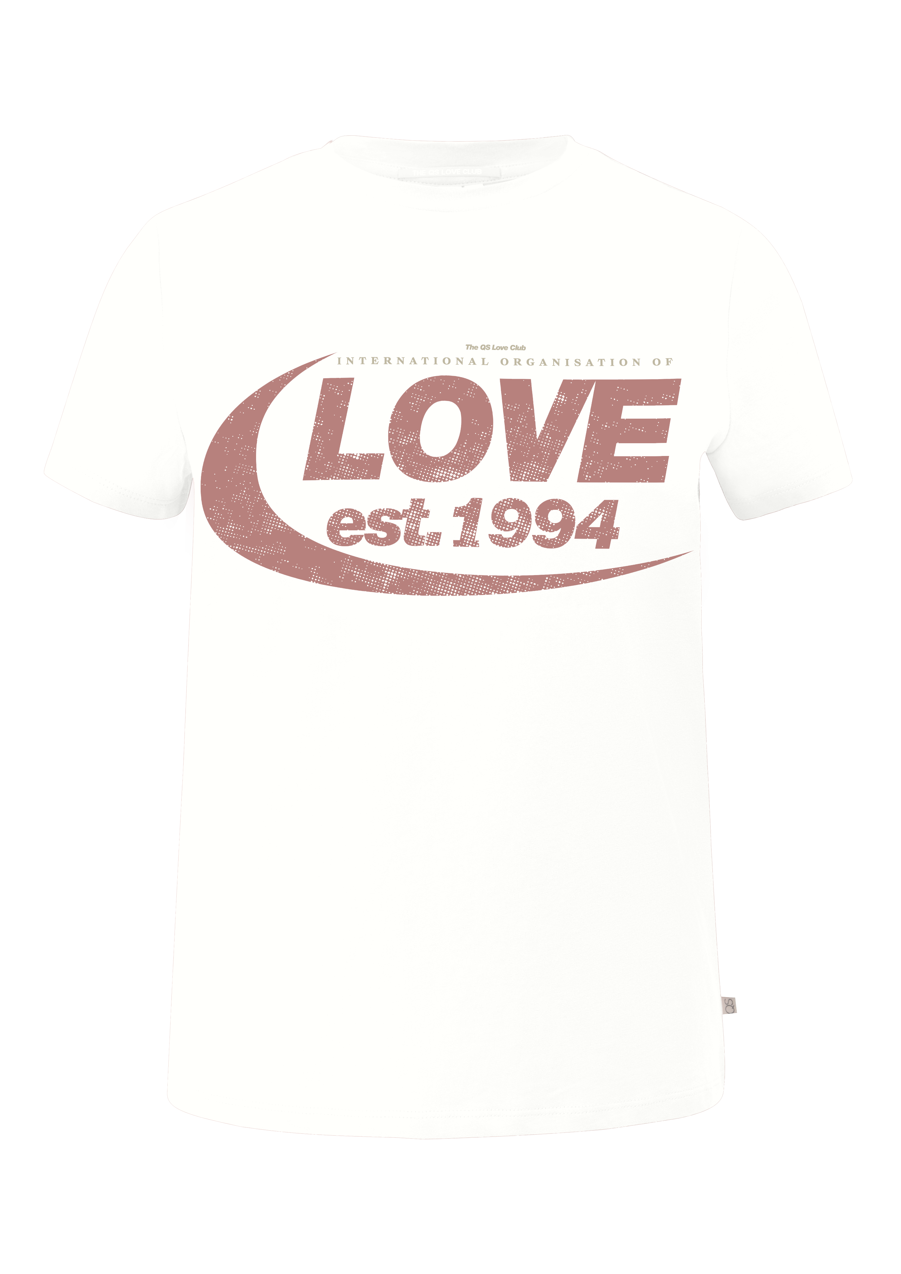 Katoenen shirt met print aan de voorkant