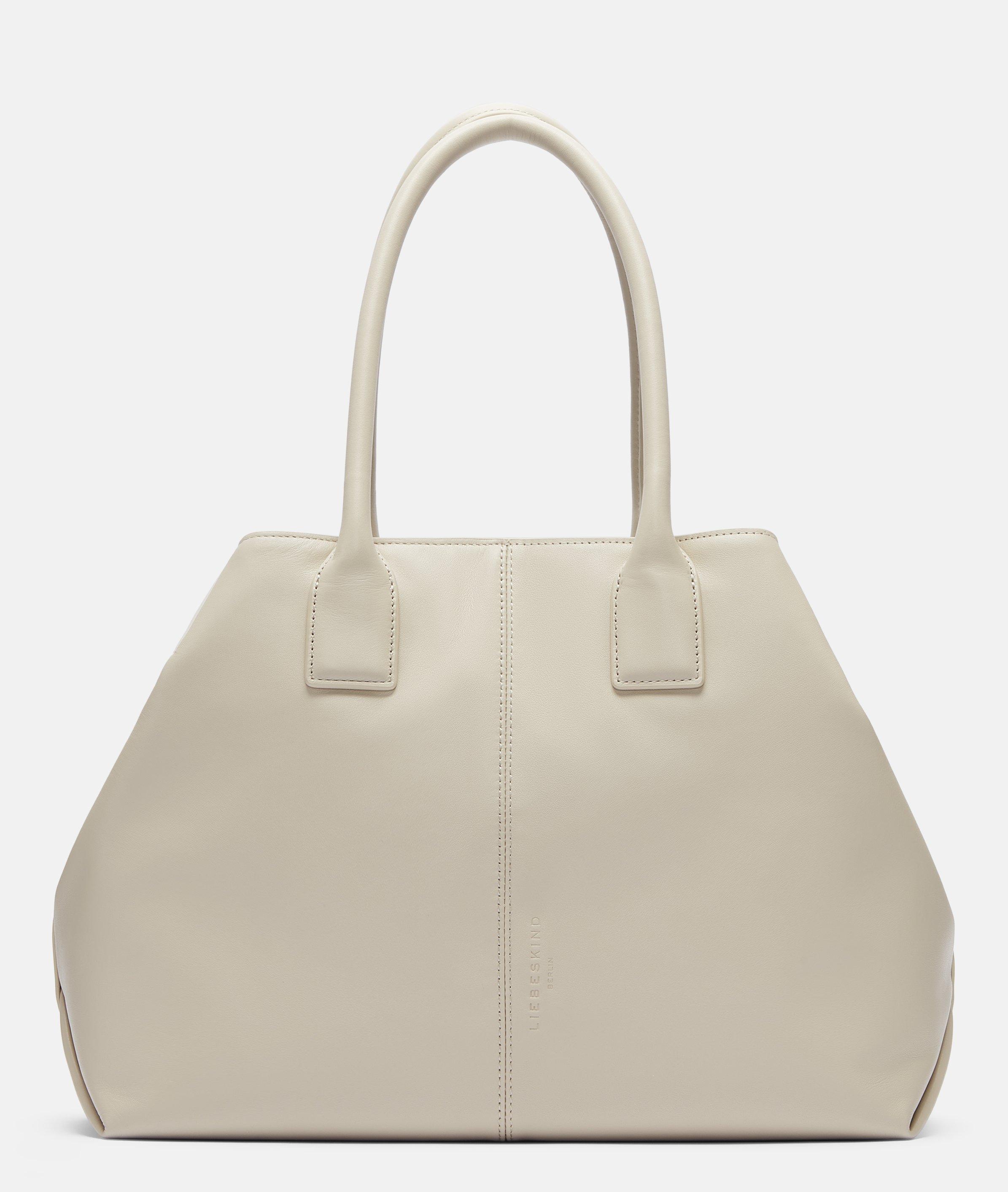 Shopper in cream, grey & beige