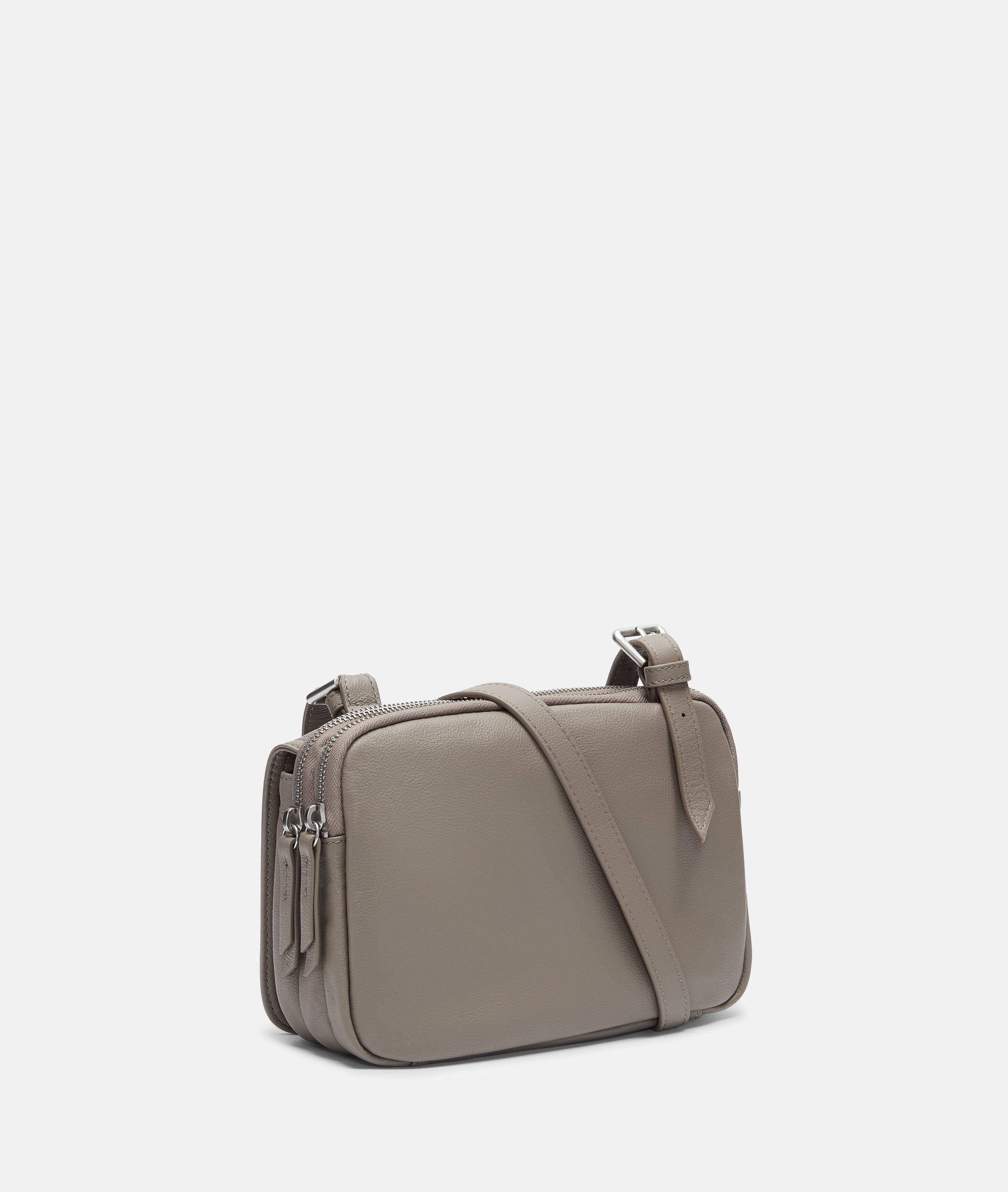 Thumbnail - Liebeskind Berlin - Crossbody-Bag aus Rindsleder -  grau