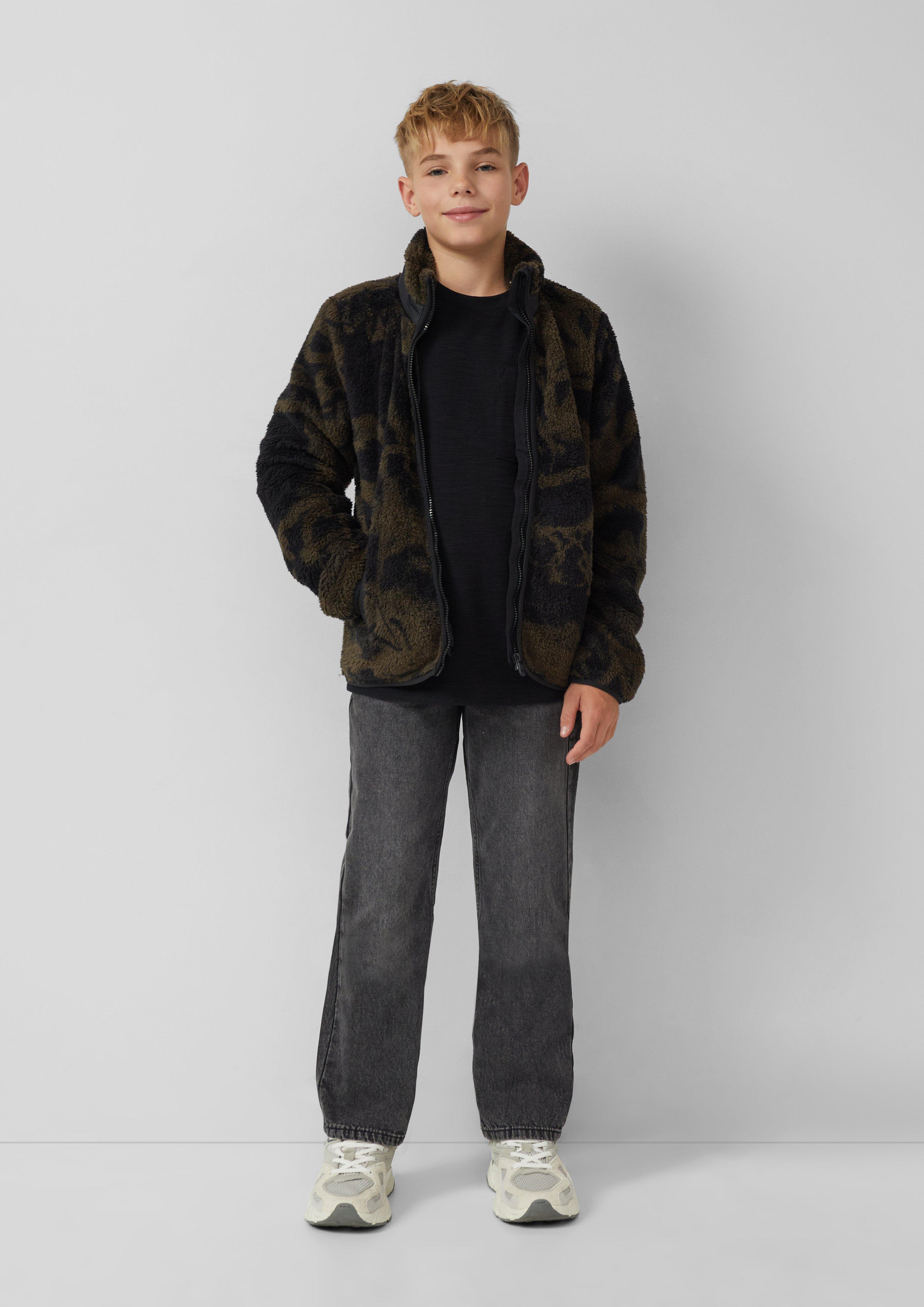 Tričko s dlouhým rukávem z žebrového materiálu in 9999, 8917 & 8001