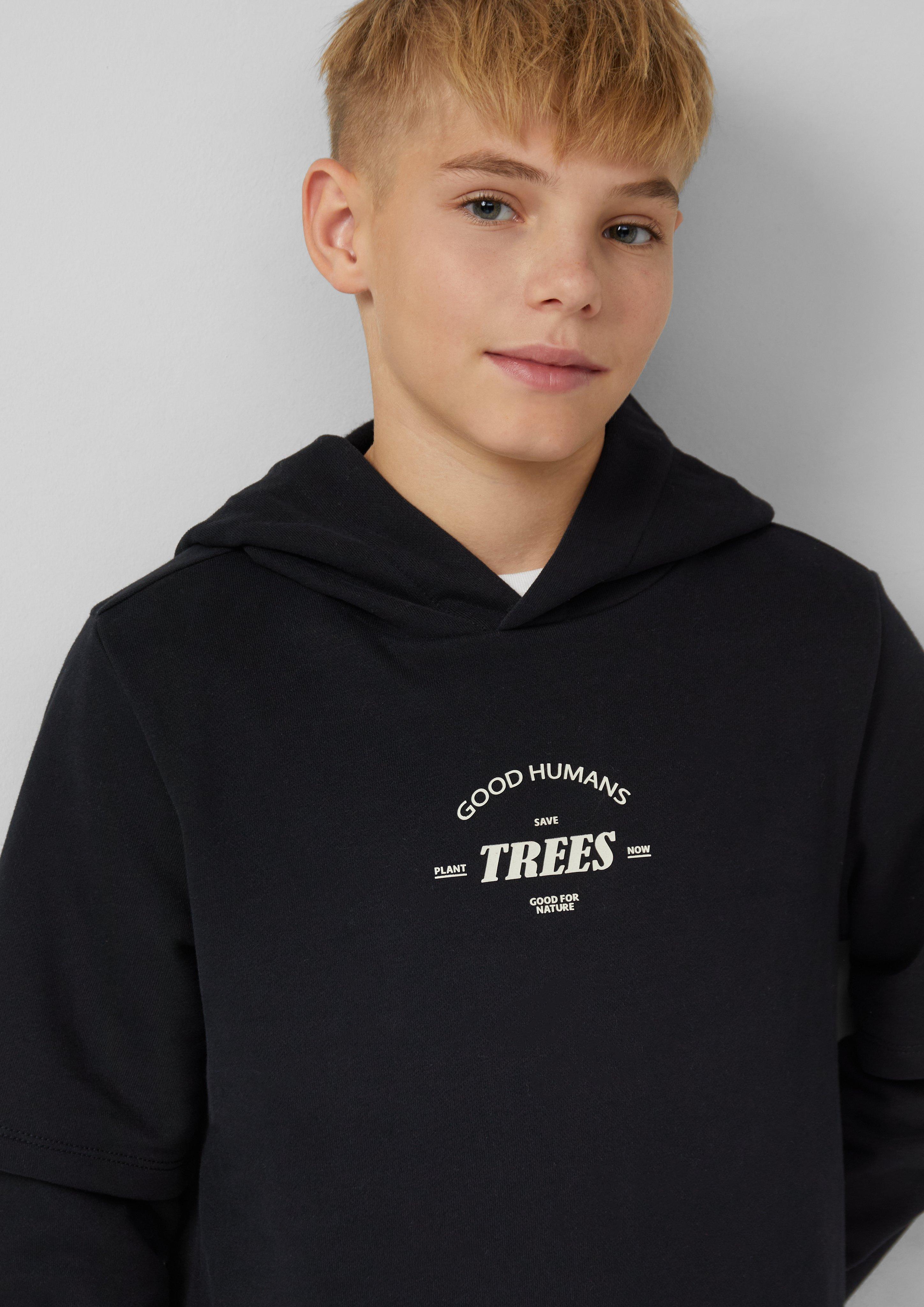 Sweat-shirt in 9999 & 8917