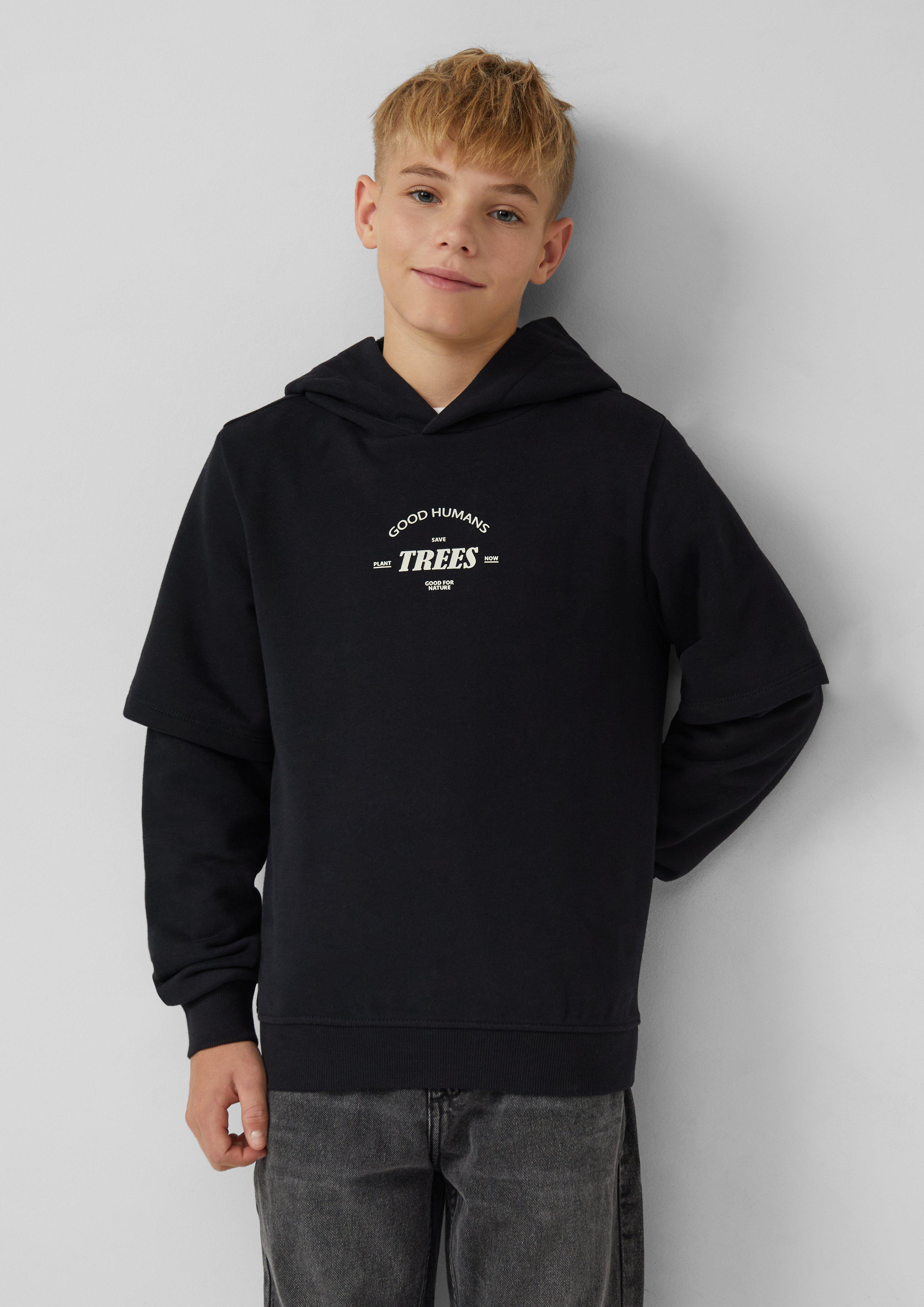 Sweat-shirt in 9999 & 8917