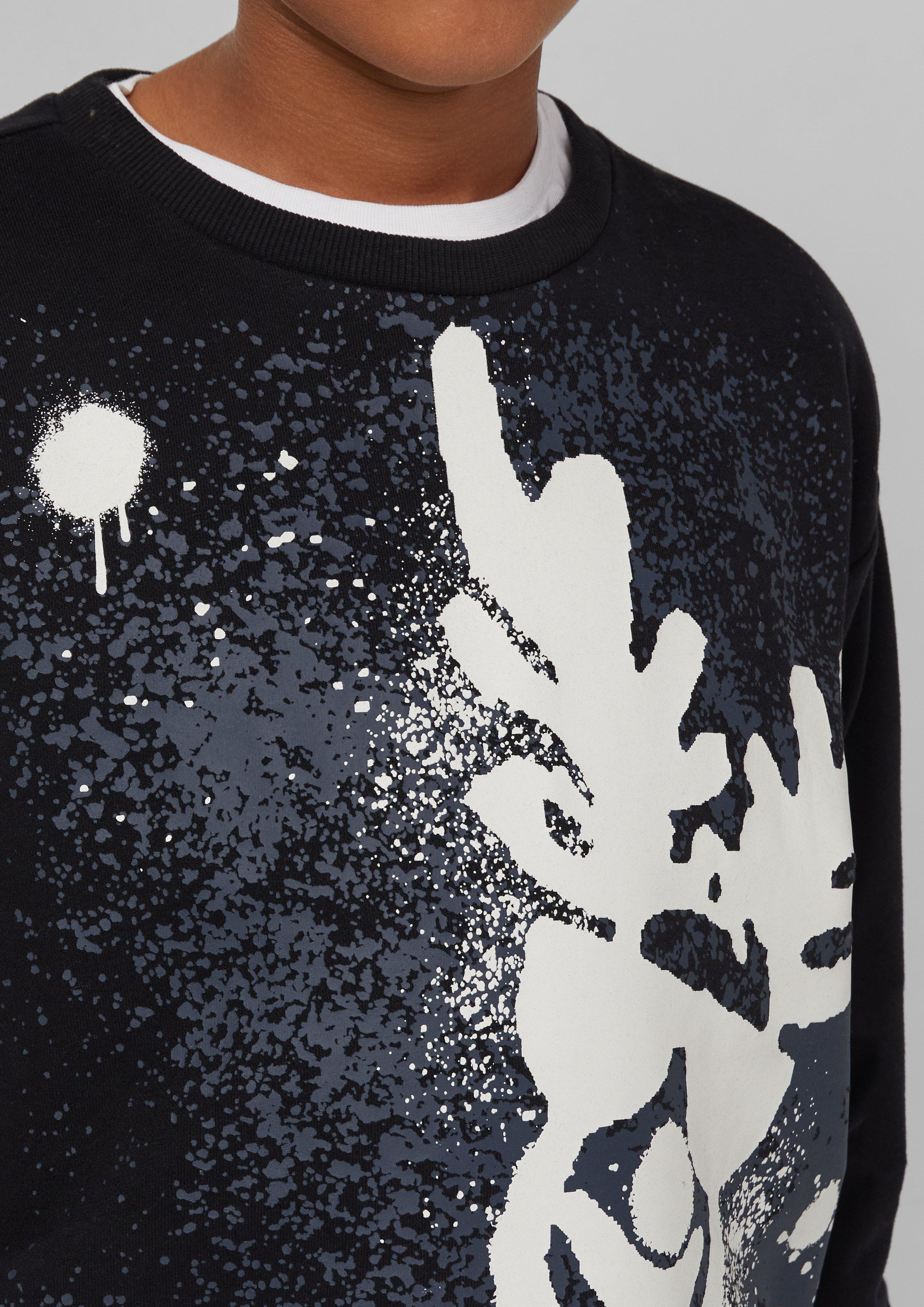 Sweat-shirt in 9999 & 8917