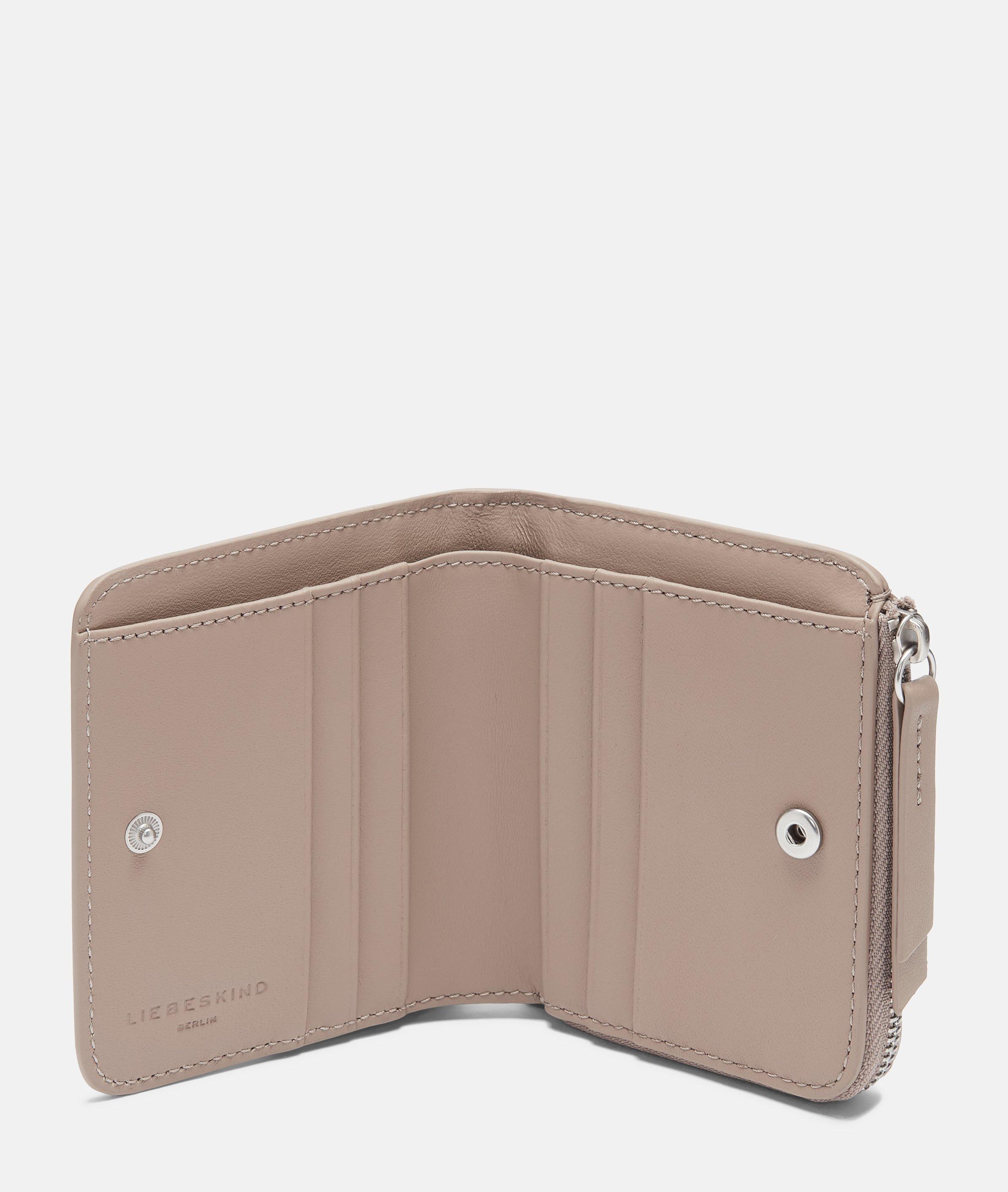 Tina portemonnee S in bruin & zwart