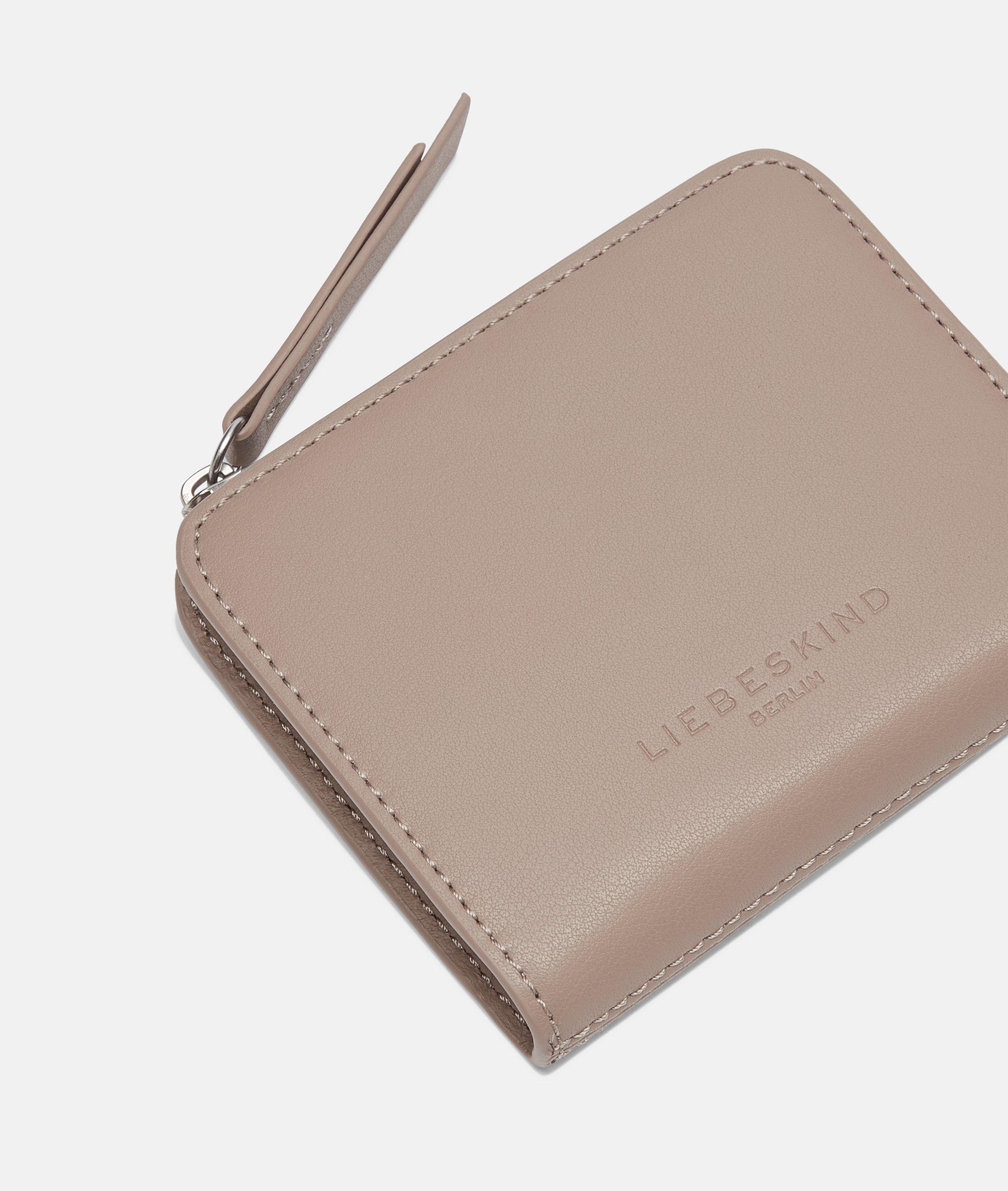 Tina portemonnee S in bruin & zwart