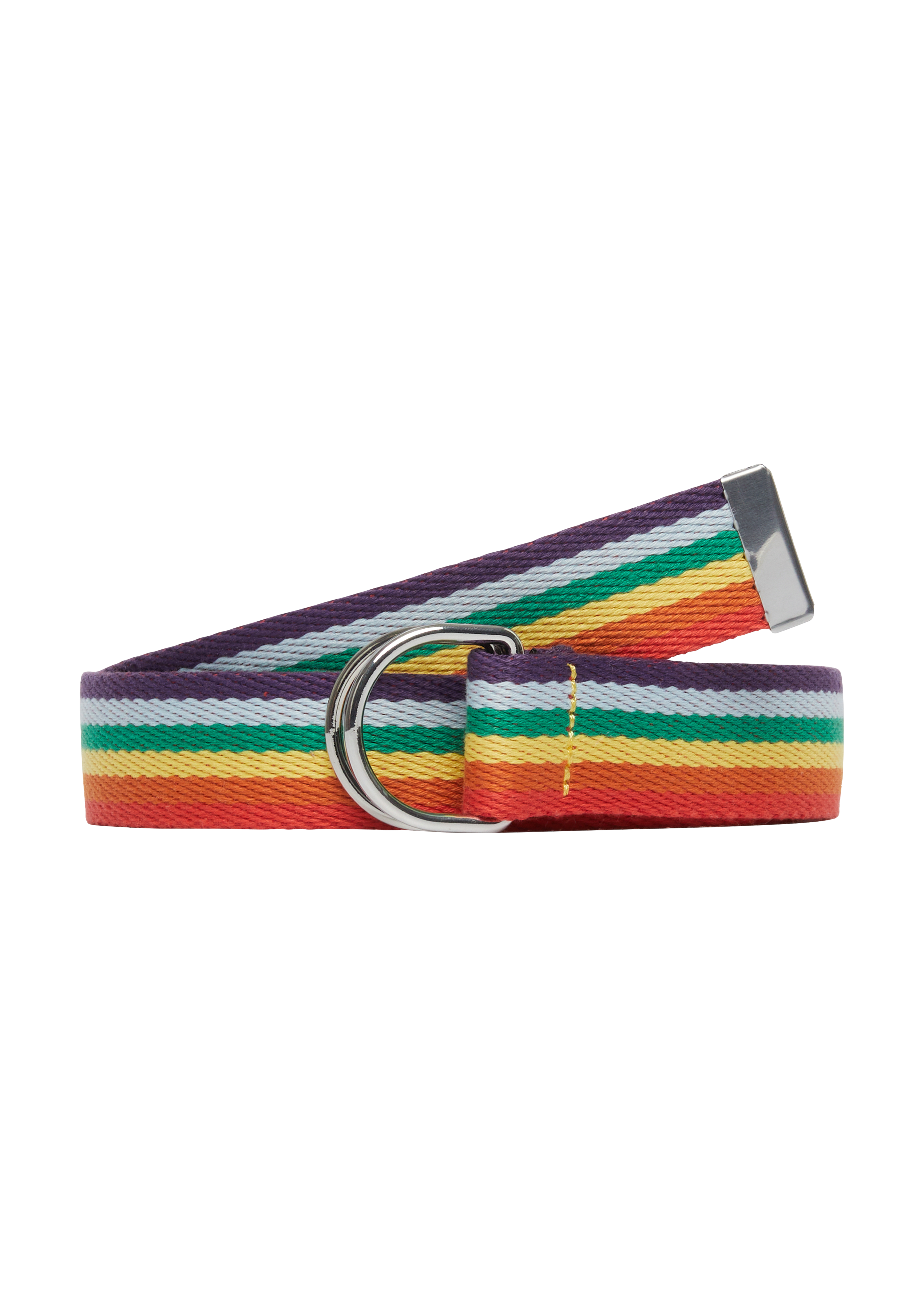 s.Oliver - Textilgürtel mit Pride-Motiv, Damen, mehrfarbig