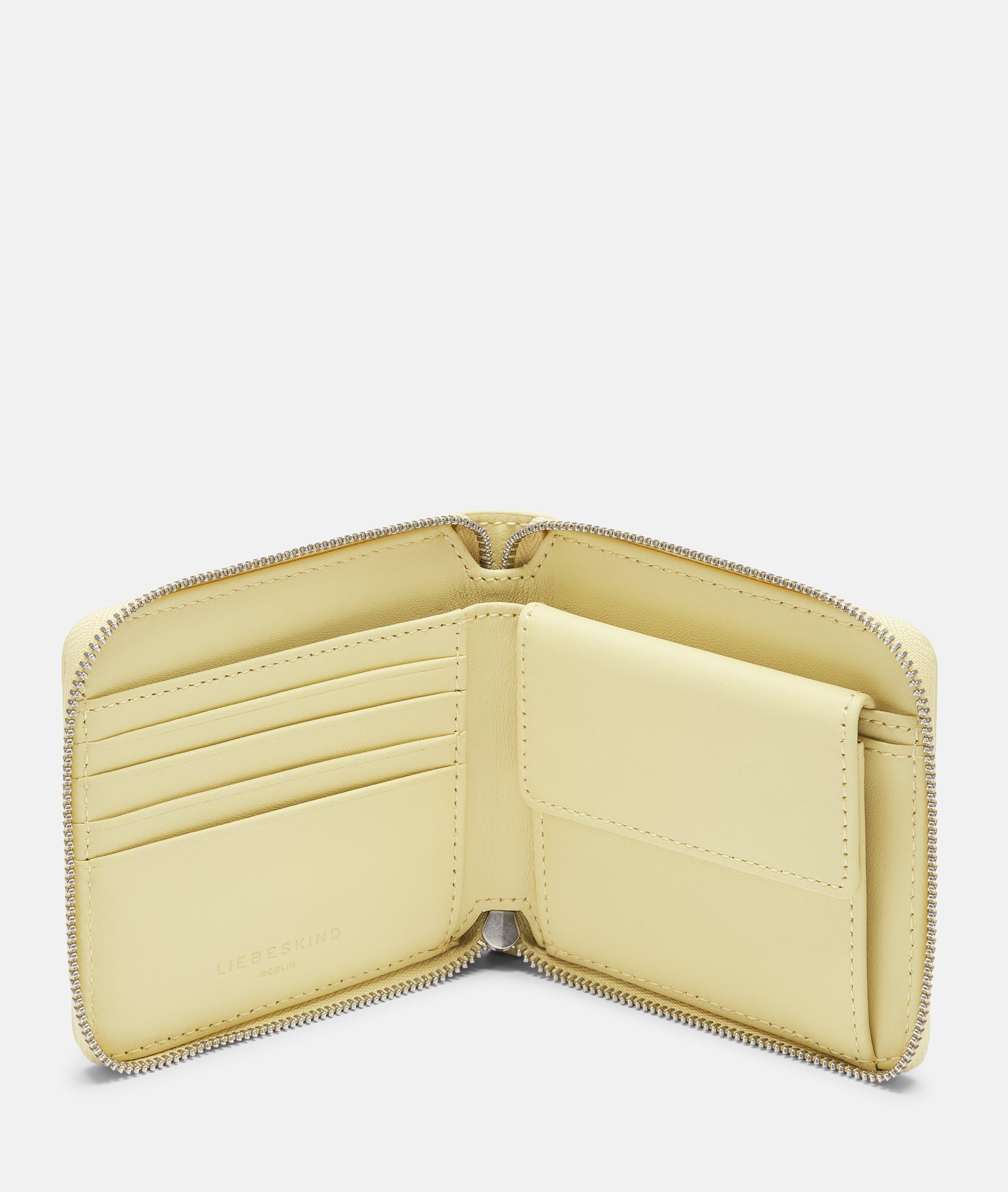 Liana portemonnee M in groen & zwart