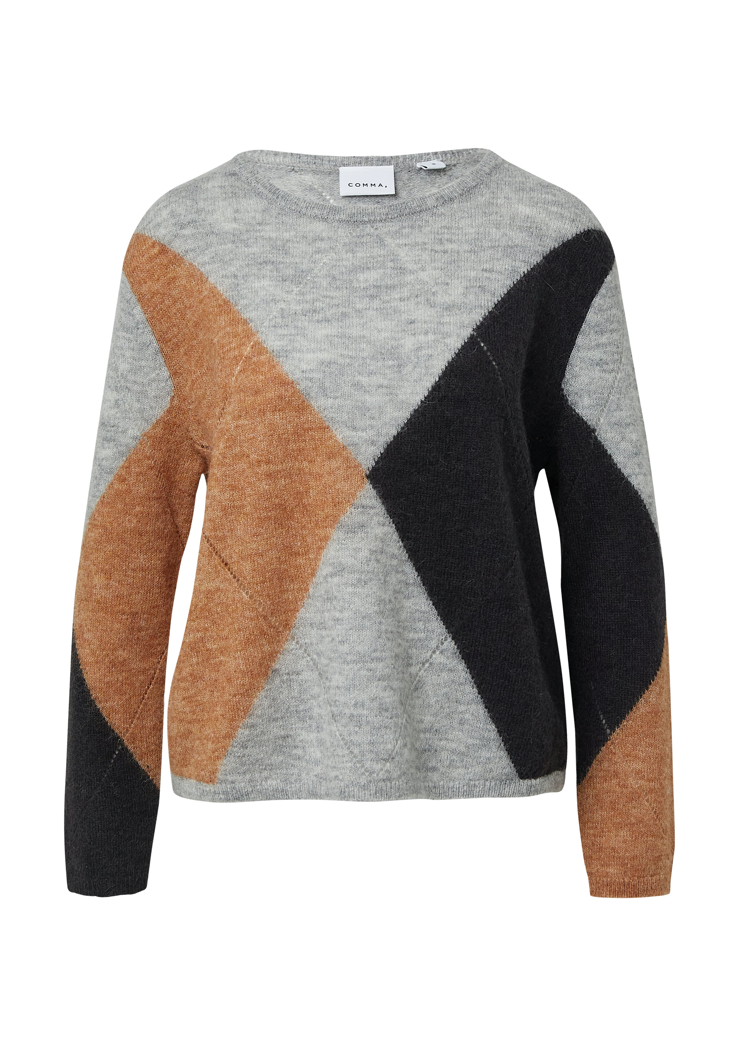 【rurumu: 】2020AW mix pattern knit PO rurumu:】2020AW Mix Pattern Knit Pullover