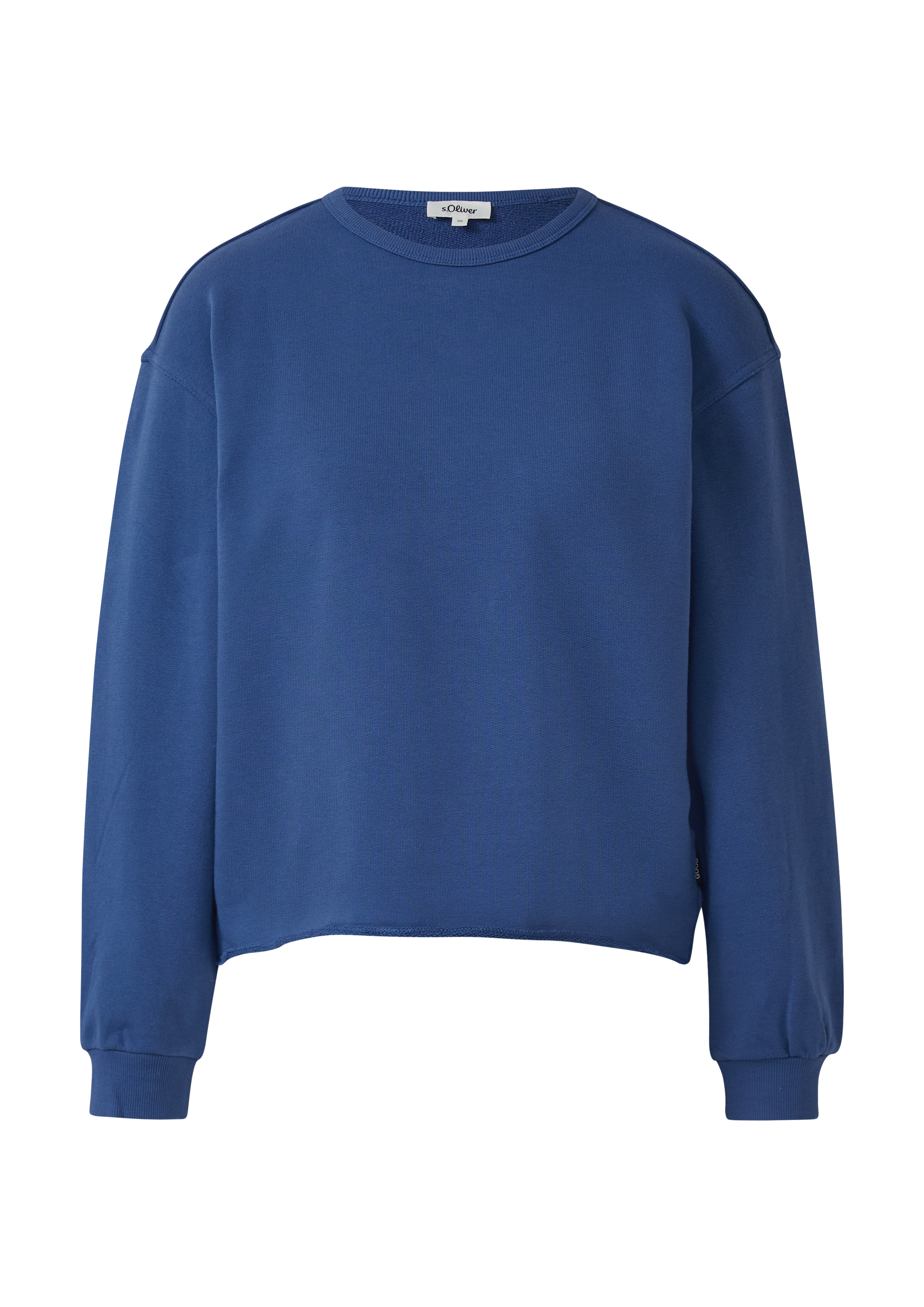 Relaxed sweatshirt met rolzoom