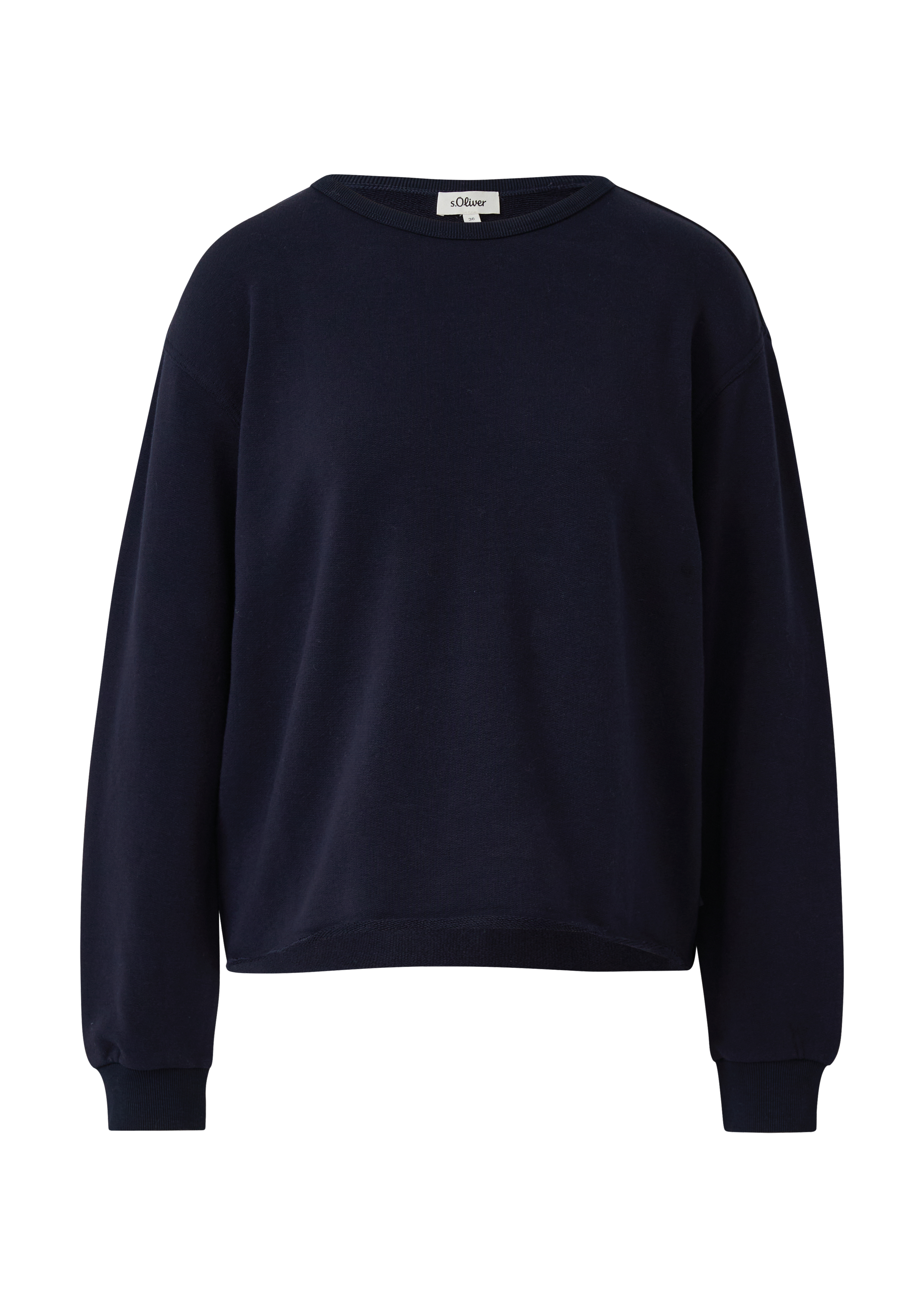 Relaxed sweatshirt met rolzoom