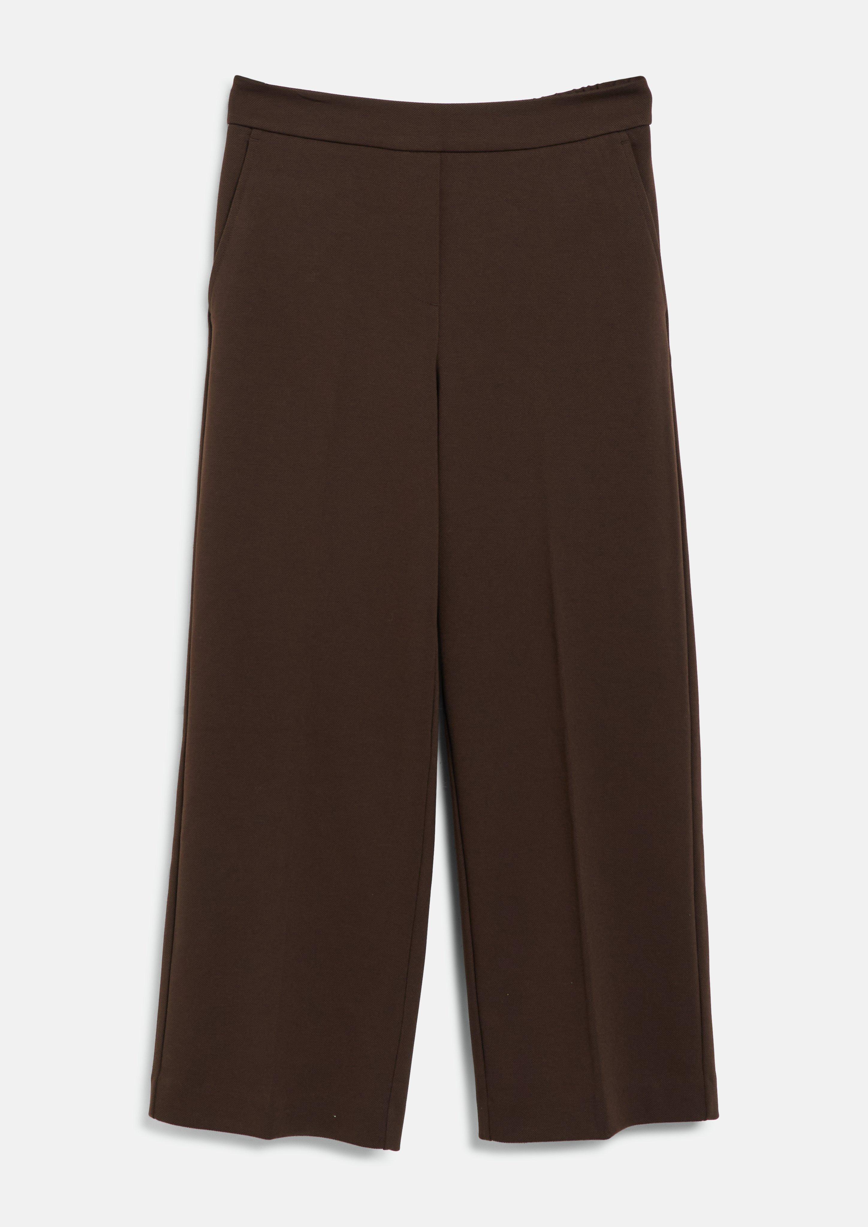 Strukturierte Culotte mit Elastikbund in Farbe dunkelbraun von s.Oliver