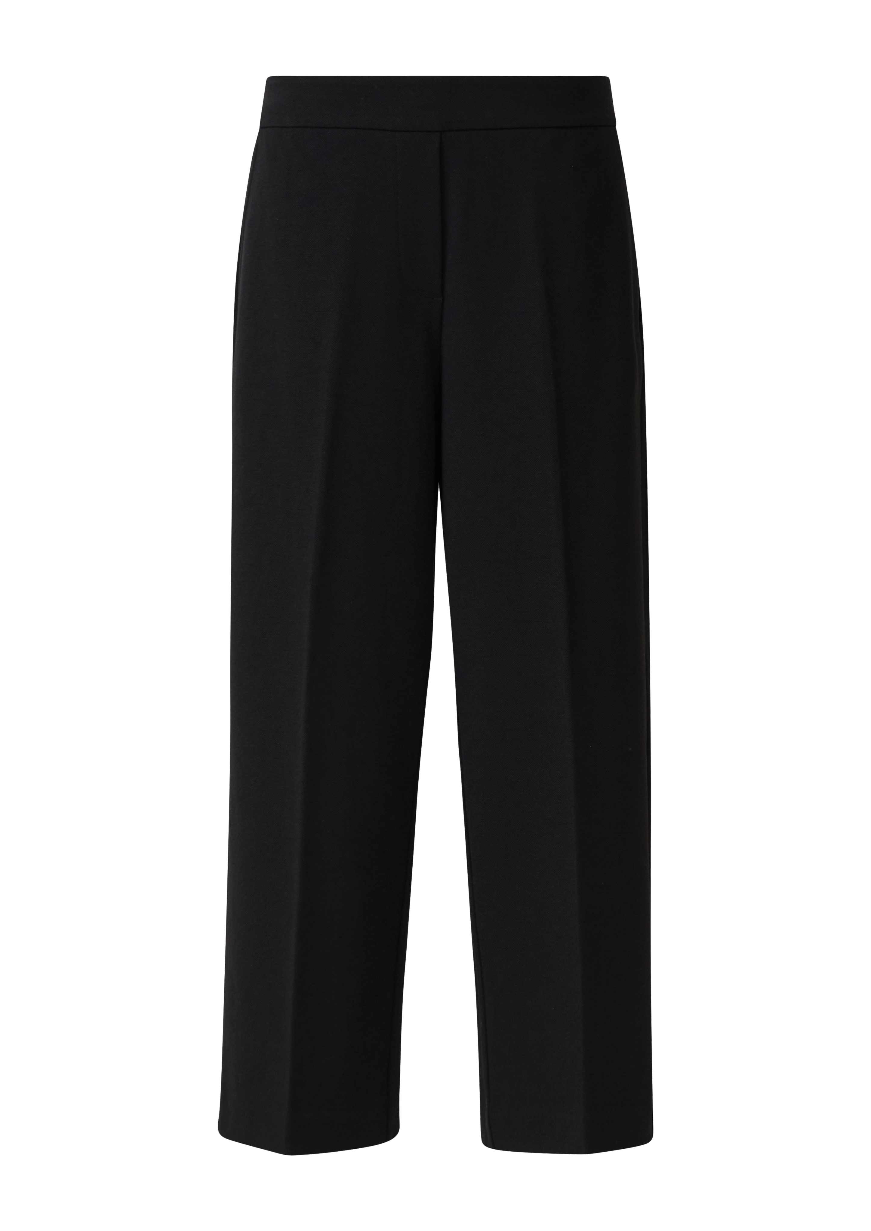 Gestructureerde broek met elastische tailleband
