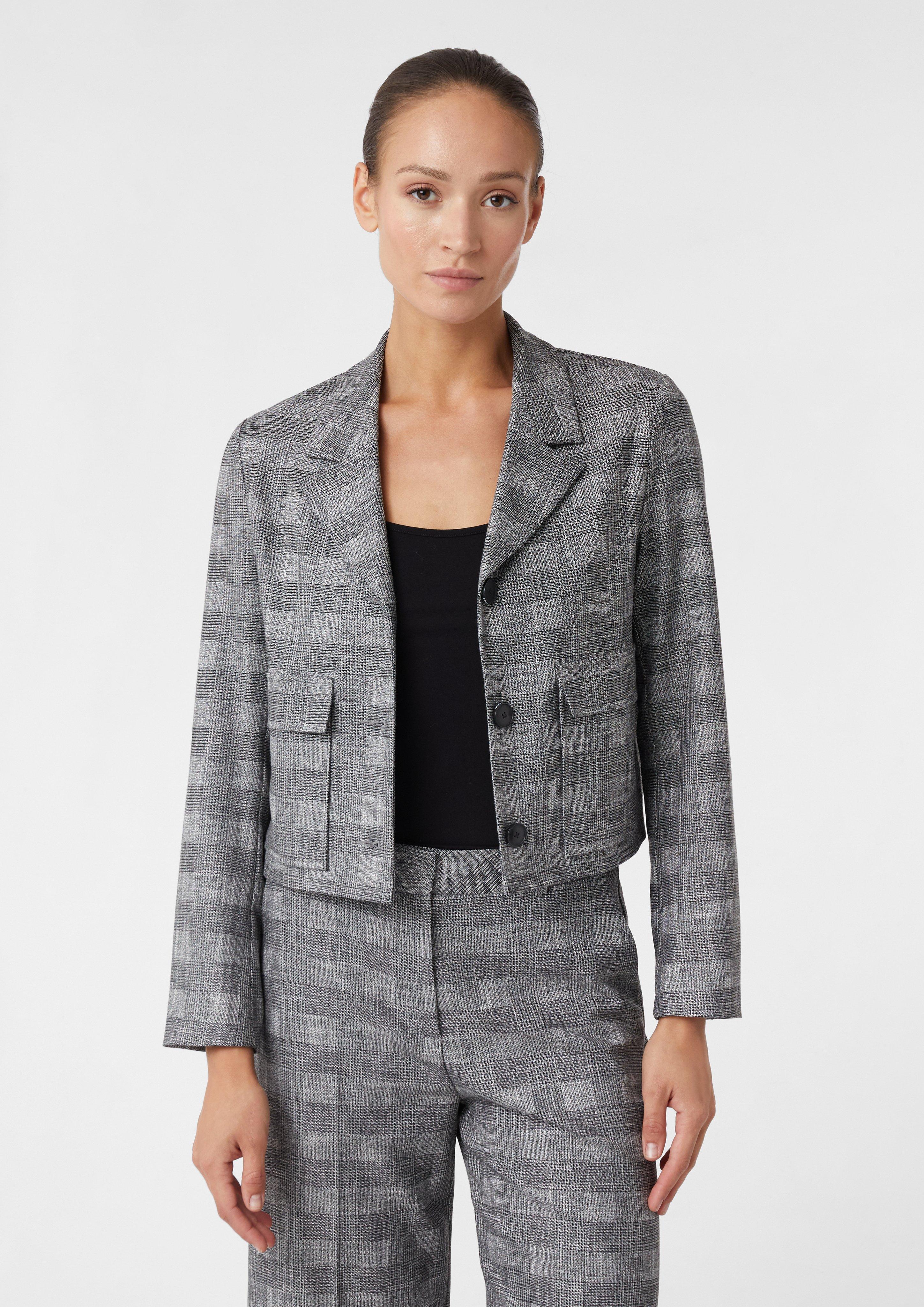 新品ハーリップトゥ ジャケットParis Short Sleeve Blazer Short-sleeved tweed jacket pink For Women | Sandro Paris