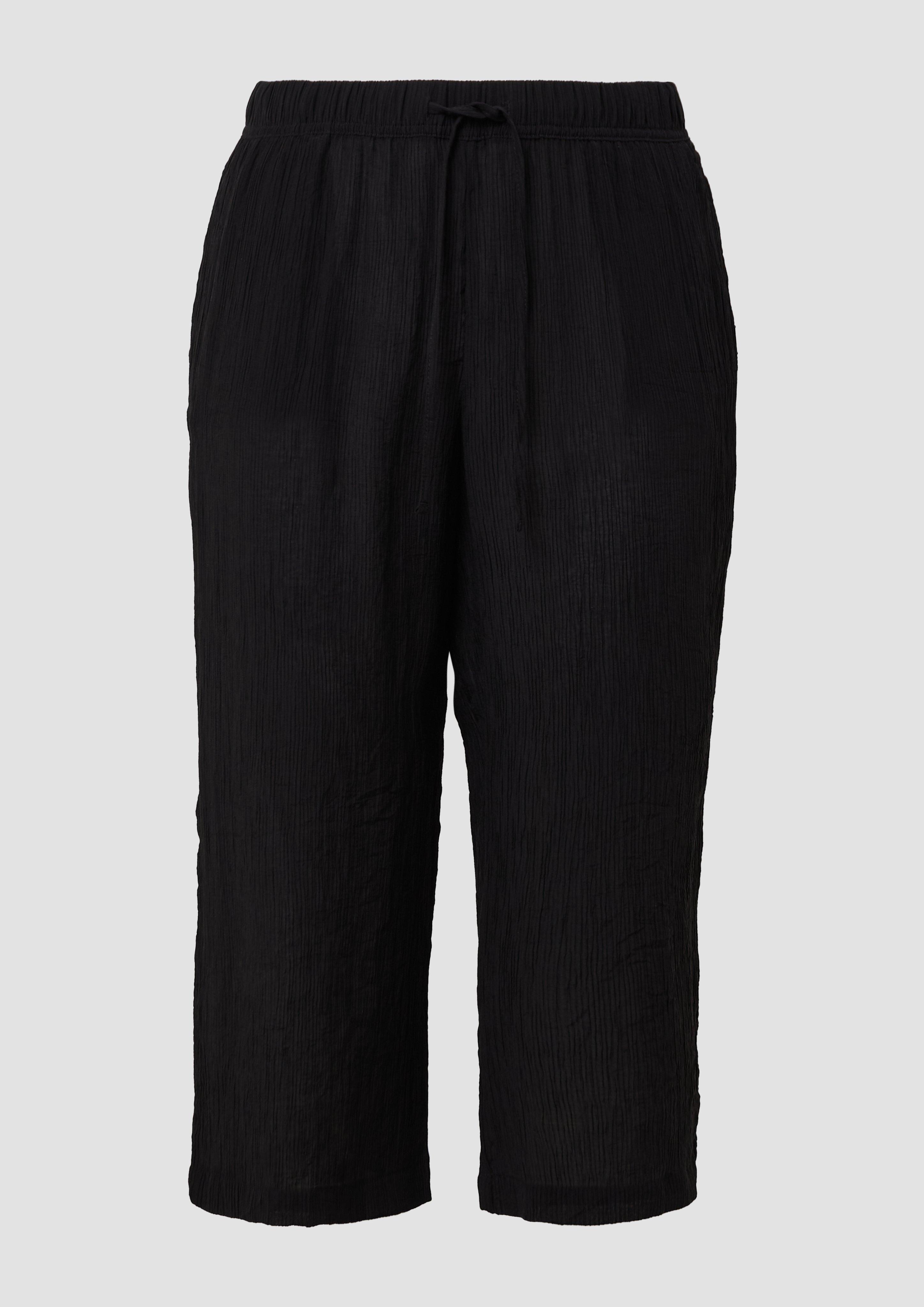 QS - Culotte aus Viskosemix, Damen, schwarz