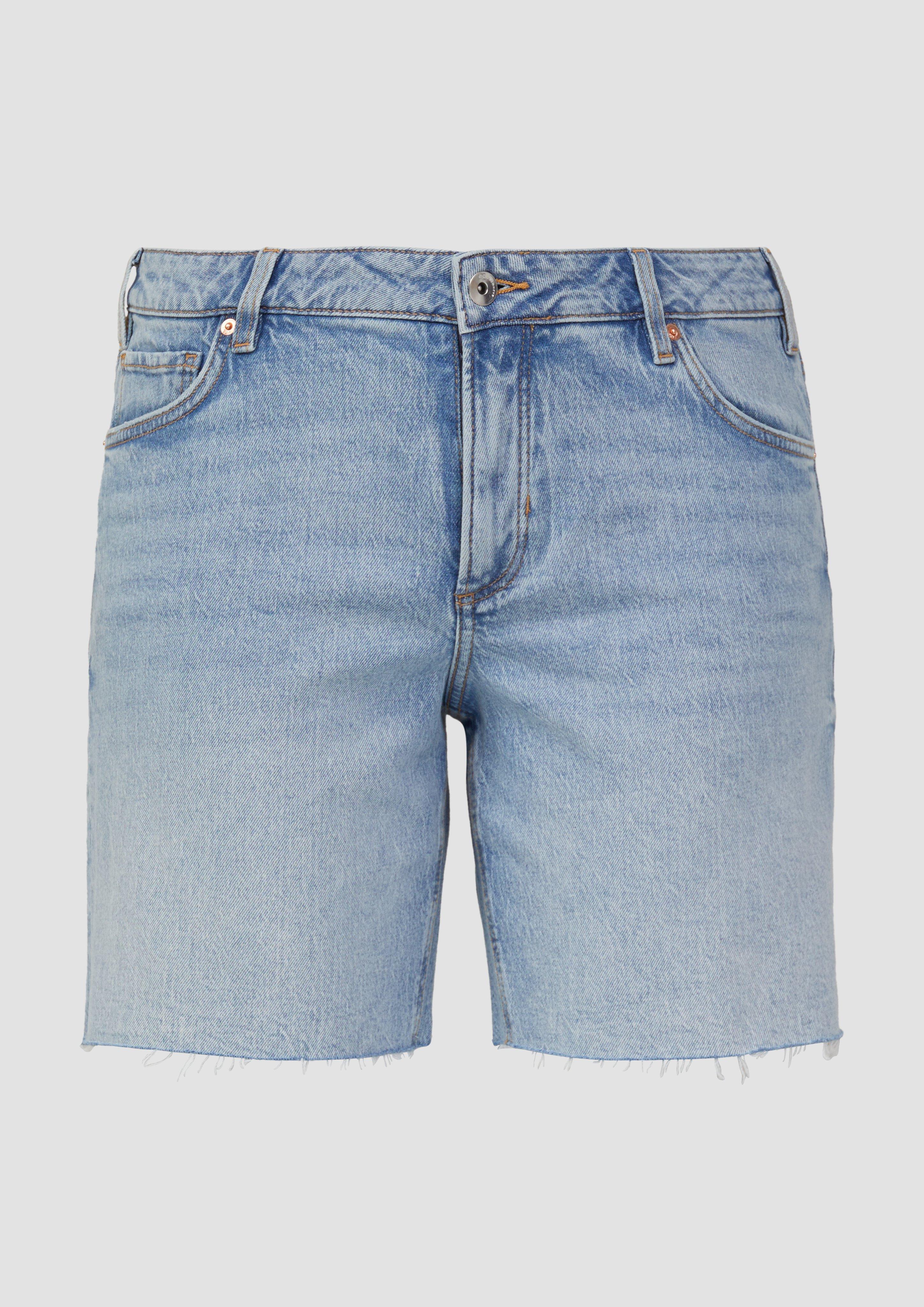 QS - Jeans Mom / Relaxed Fit / High Rise, Damen, blau