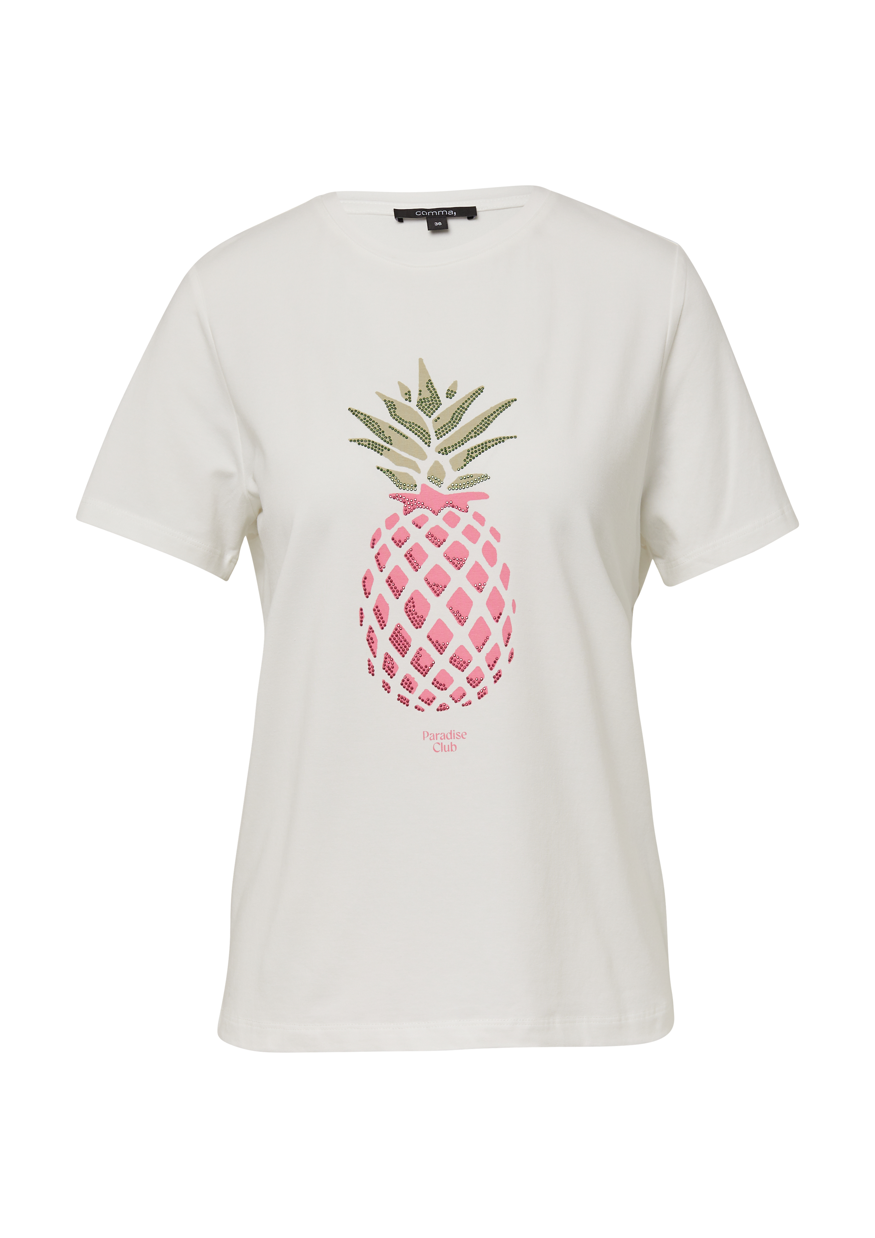 AECA☆ WHITE CLOVER SOUL T-SHIRTS 2種 送料無料 T-shirt with glitter artwork - White | SCAYLE