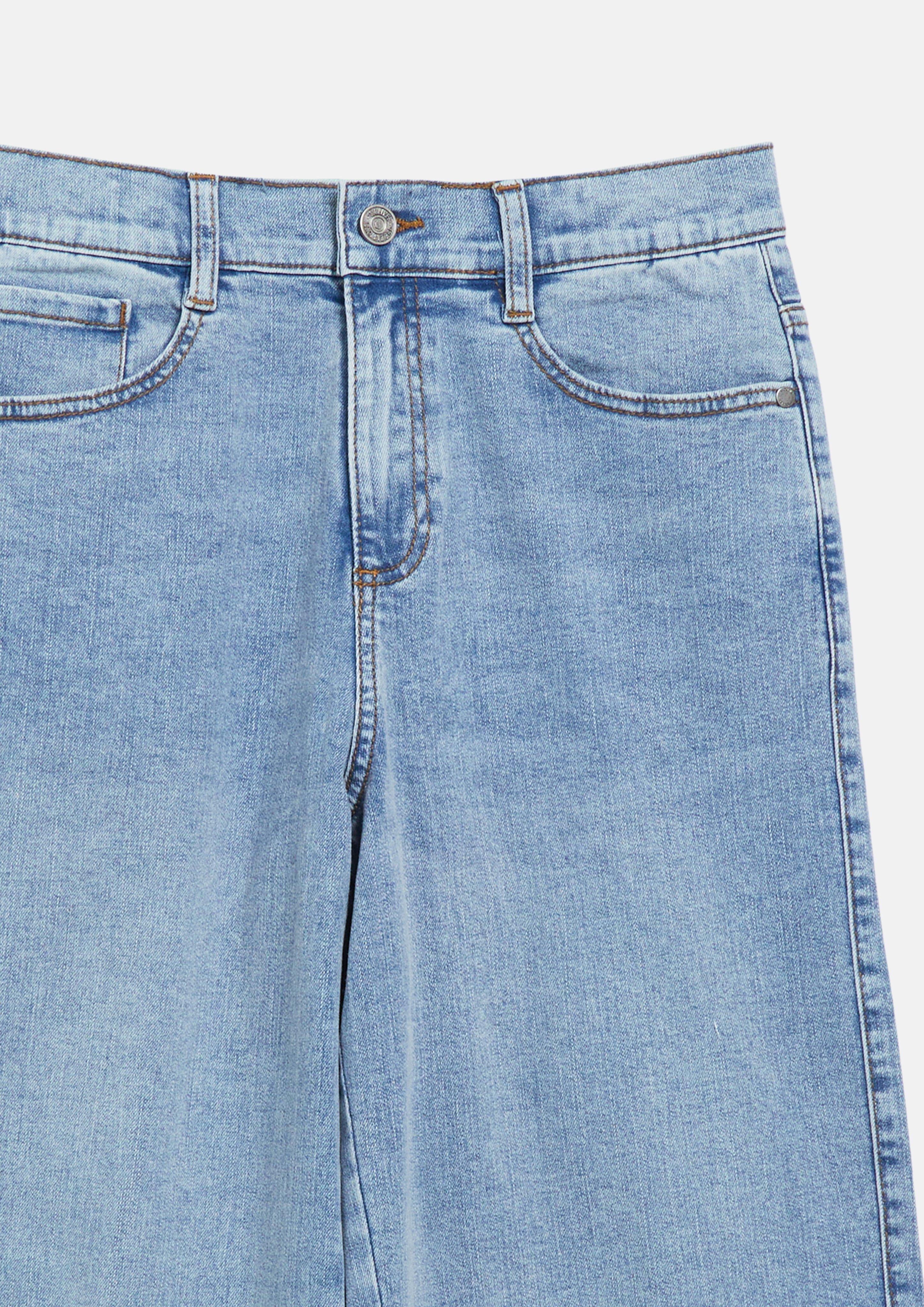 Junior Jean baggy / coupe décontractée / taille moyenne / jambe large en bleu de s.Oliver