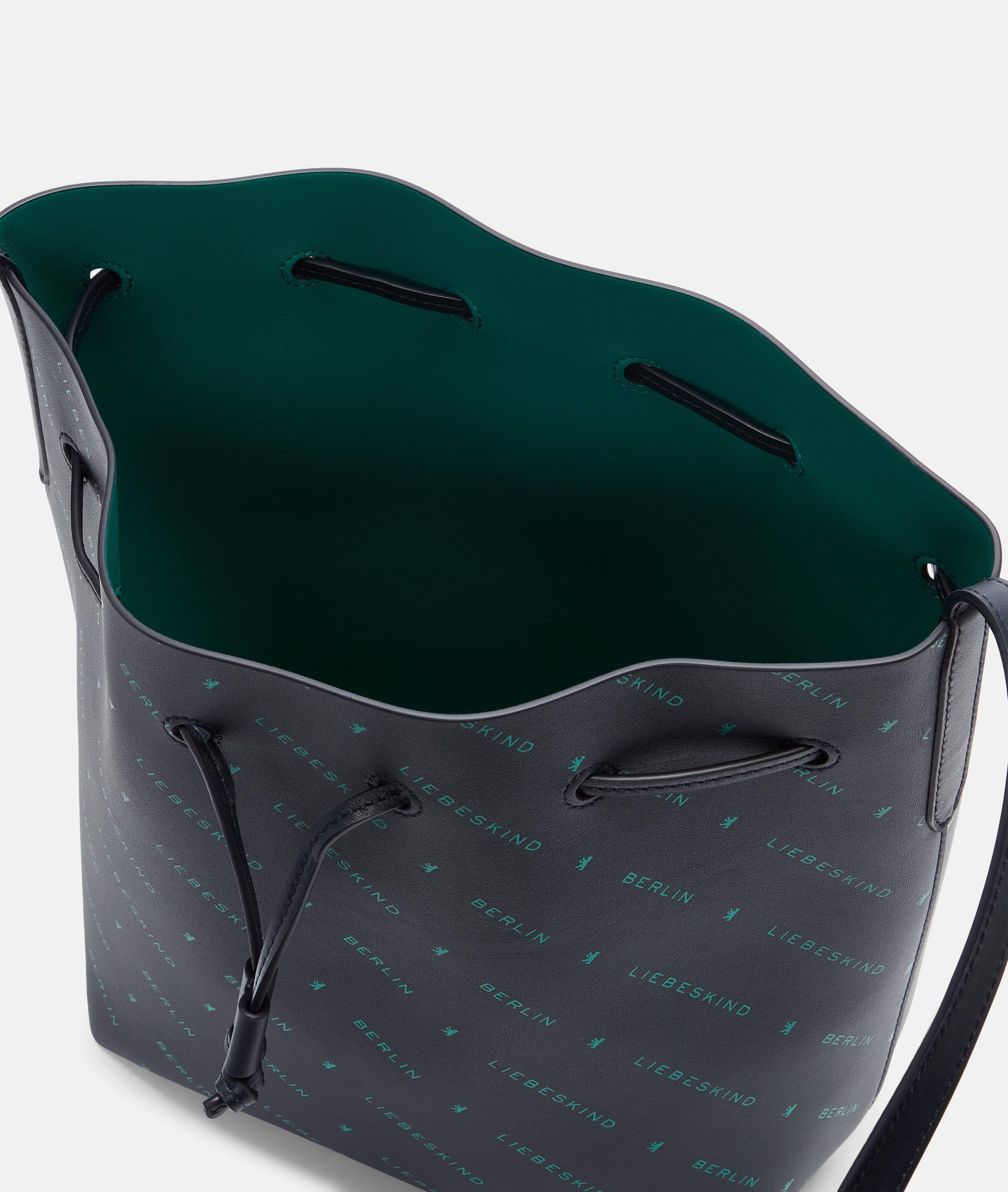 Monogram Emmerbag M in blauw, zwart & rood