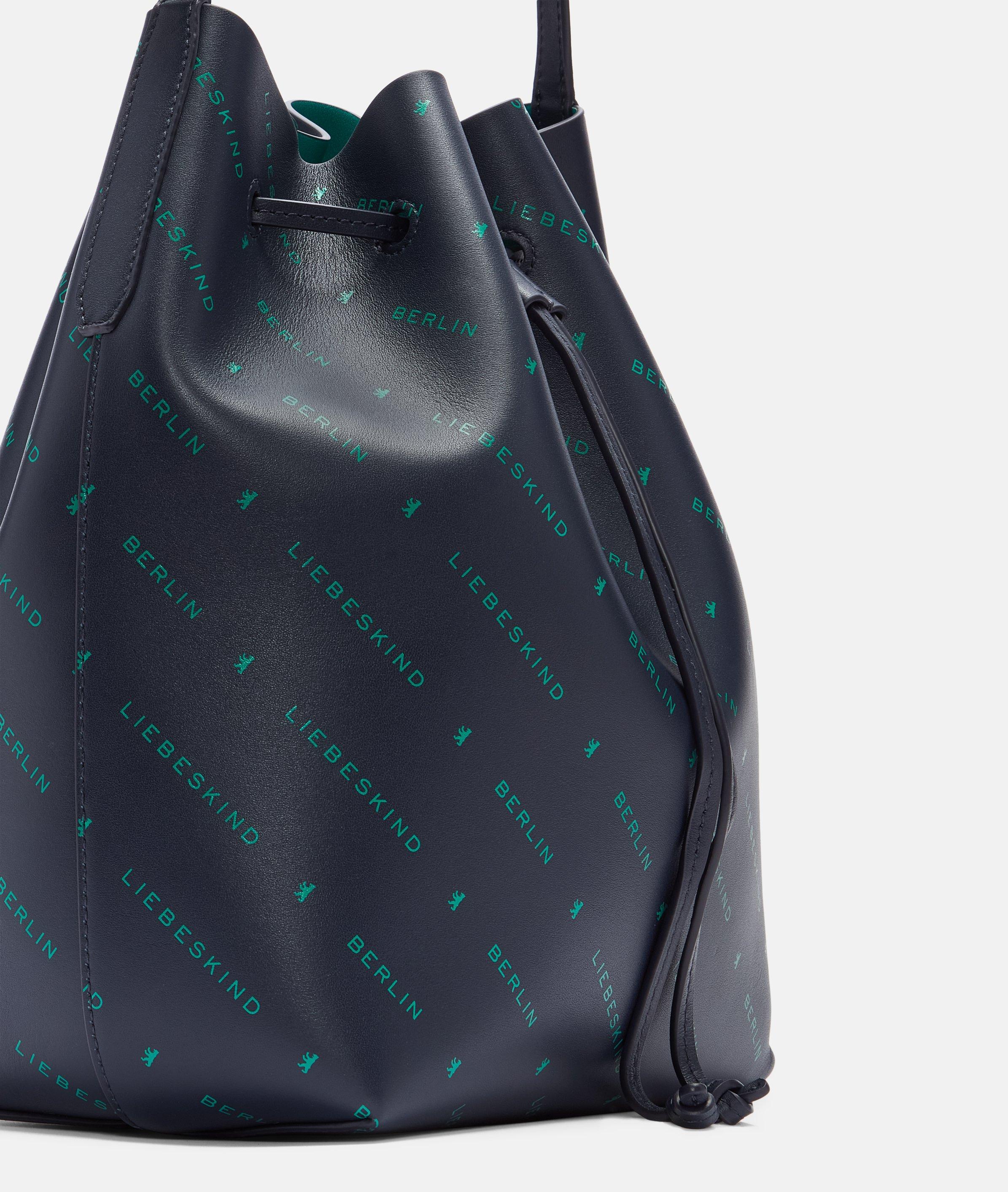 Monogram Emmerbag M in blauw, zwart & rood