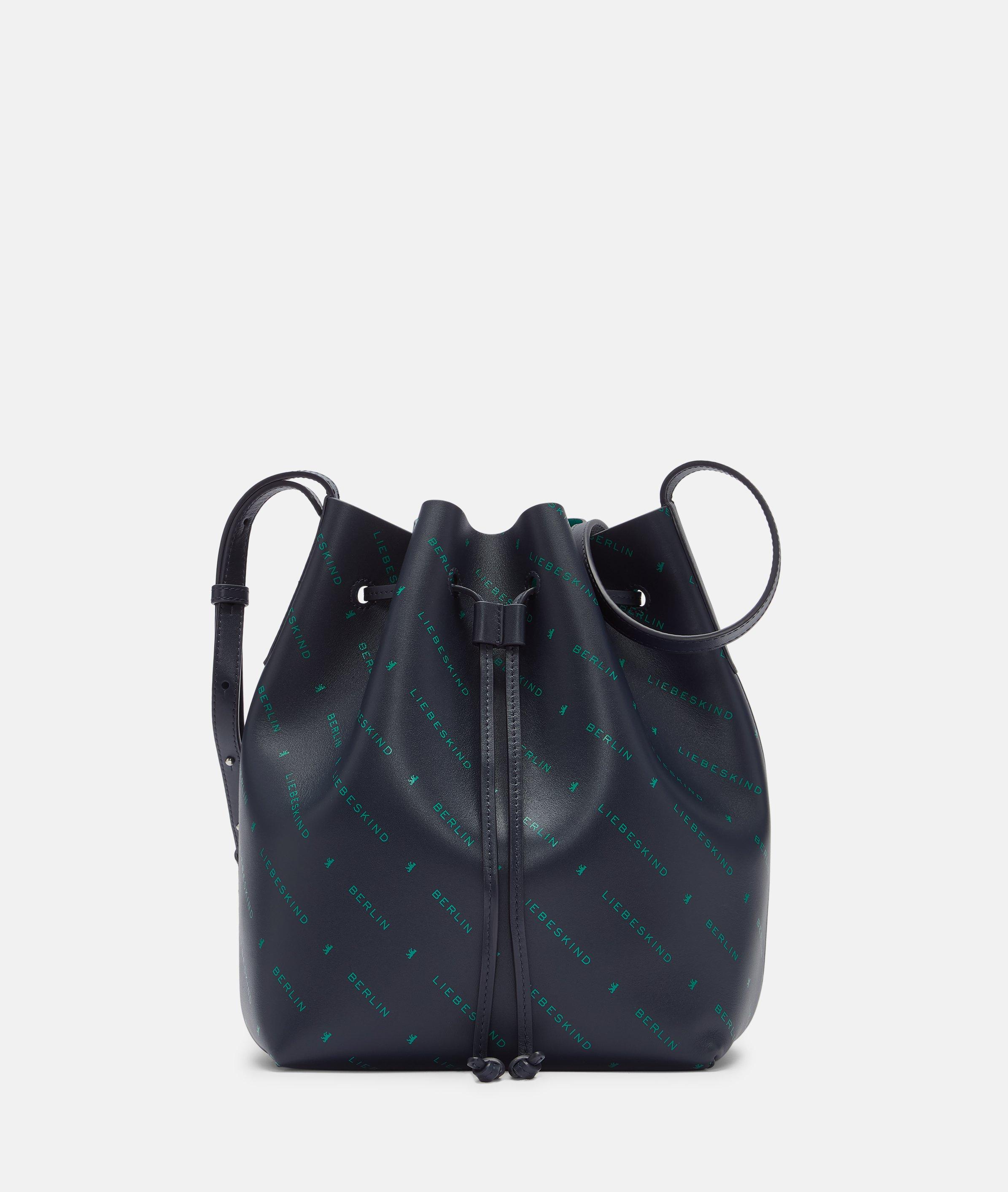 Liebeskind Berlin - Geräumige Tasche aus Nappaleder mit Liebeskind Berlin Schriftzug -  blau