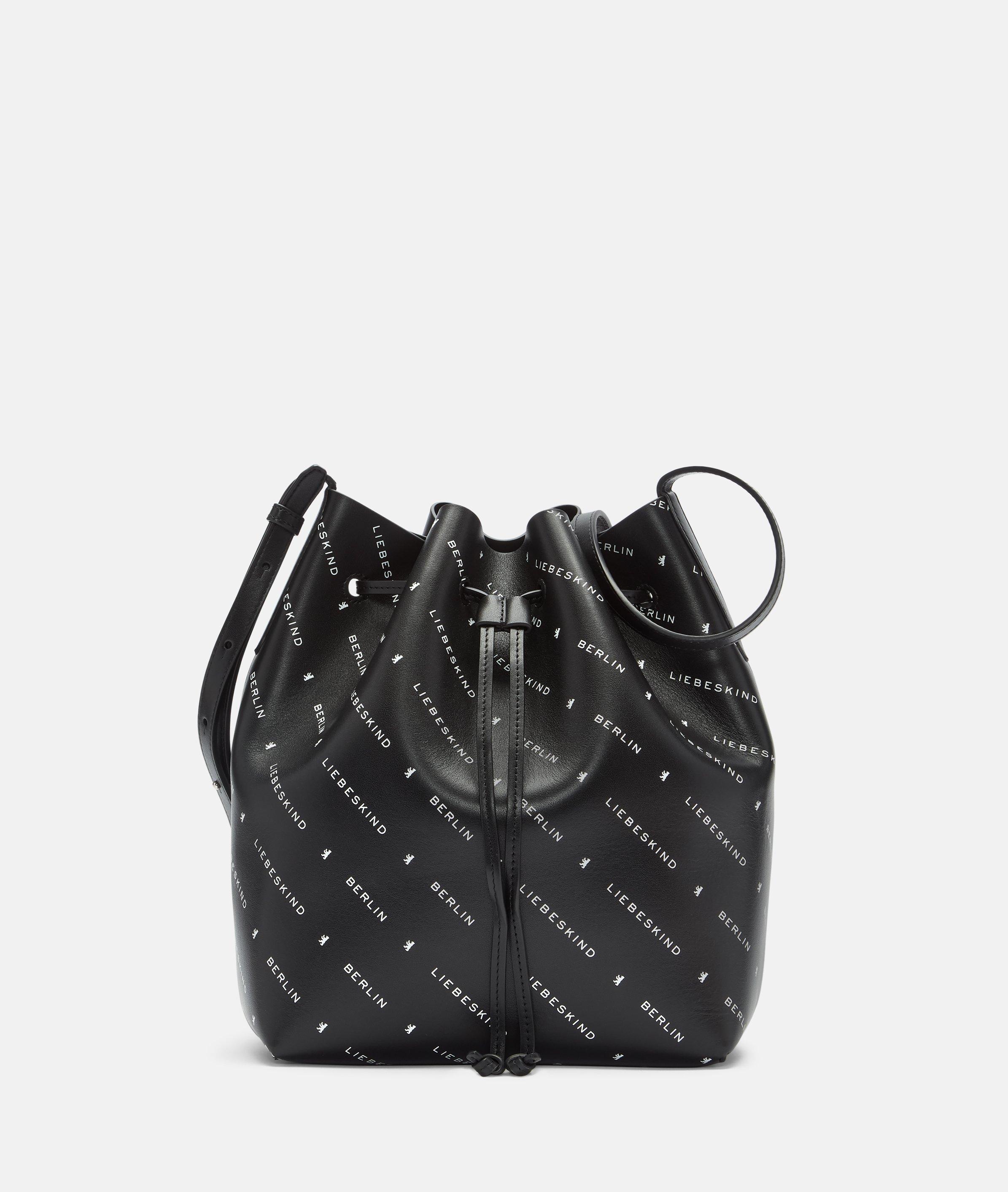 Liebeskind Berlin - Geräumige Tasche aus Nappaleder mit Liebeskind Berlin Schriftzug -  schwarz