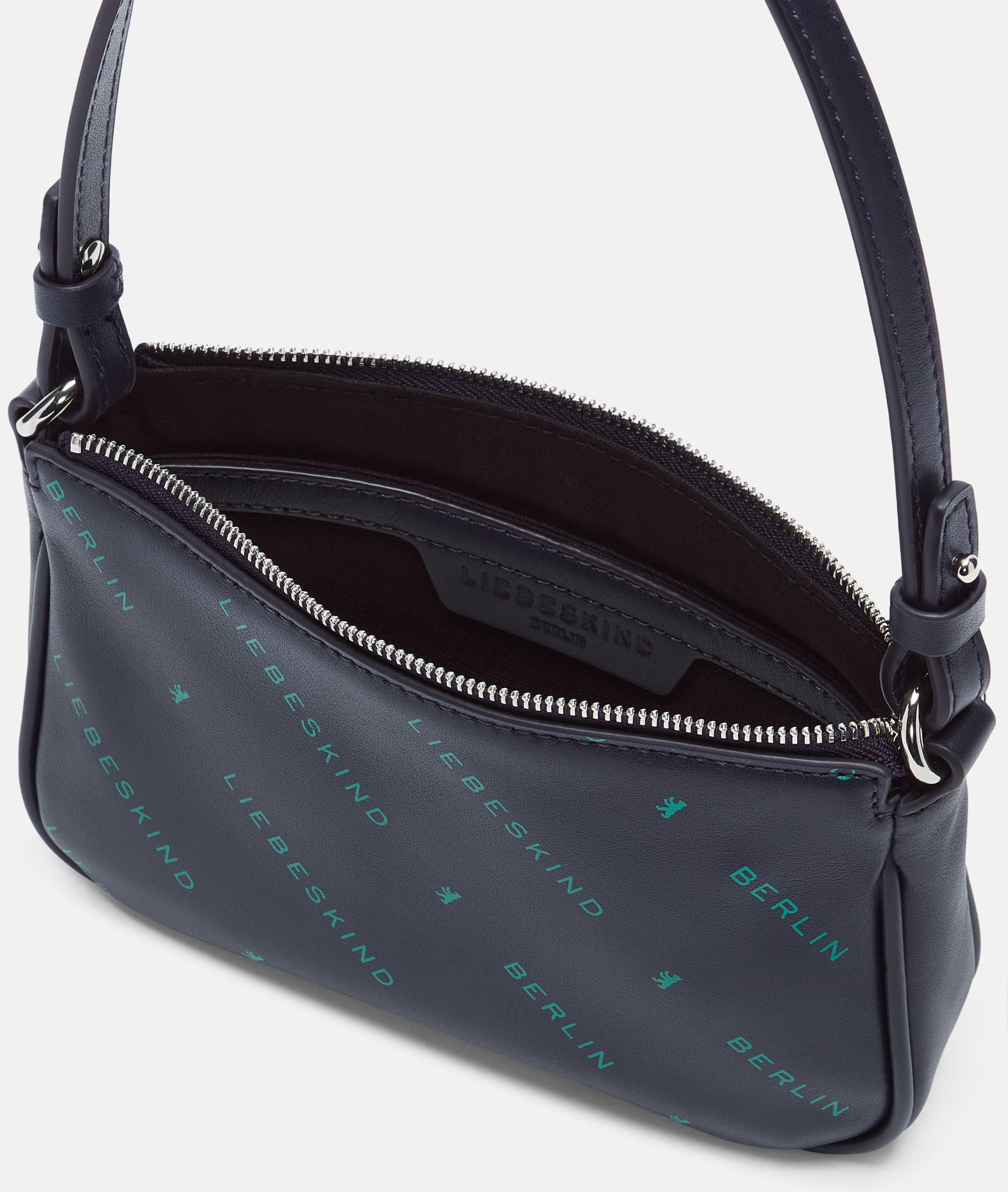 Monogram Crossbody XS in blau, rot & schwarz