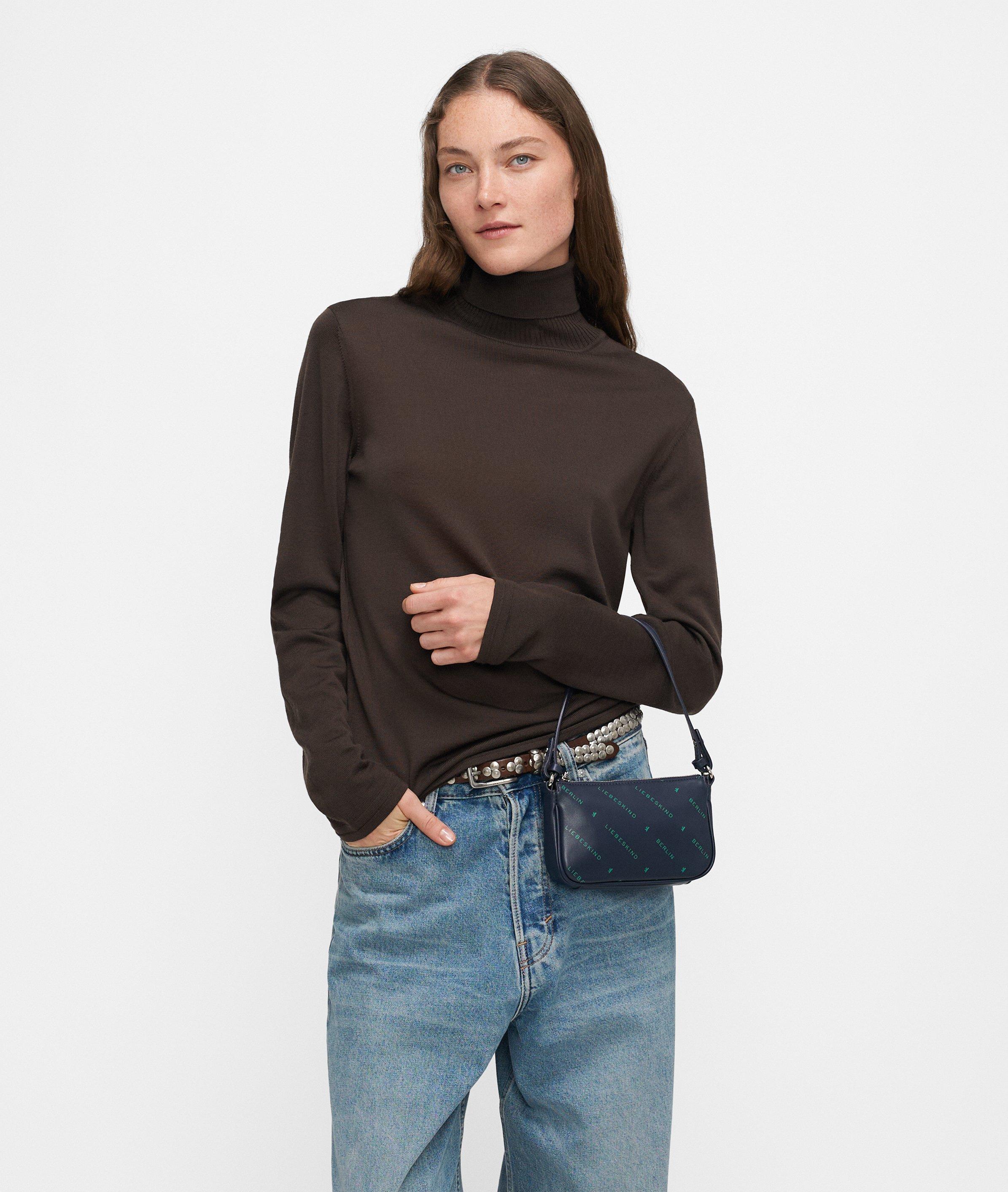 Monogram Crossbody XS in blau, rot & schwarz