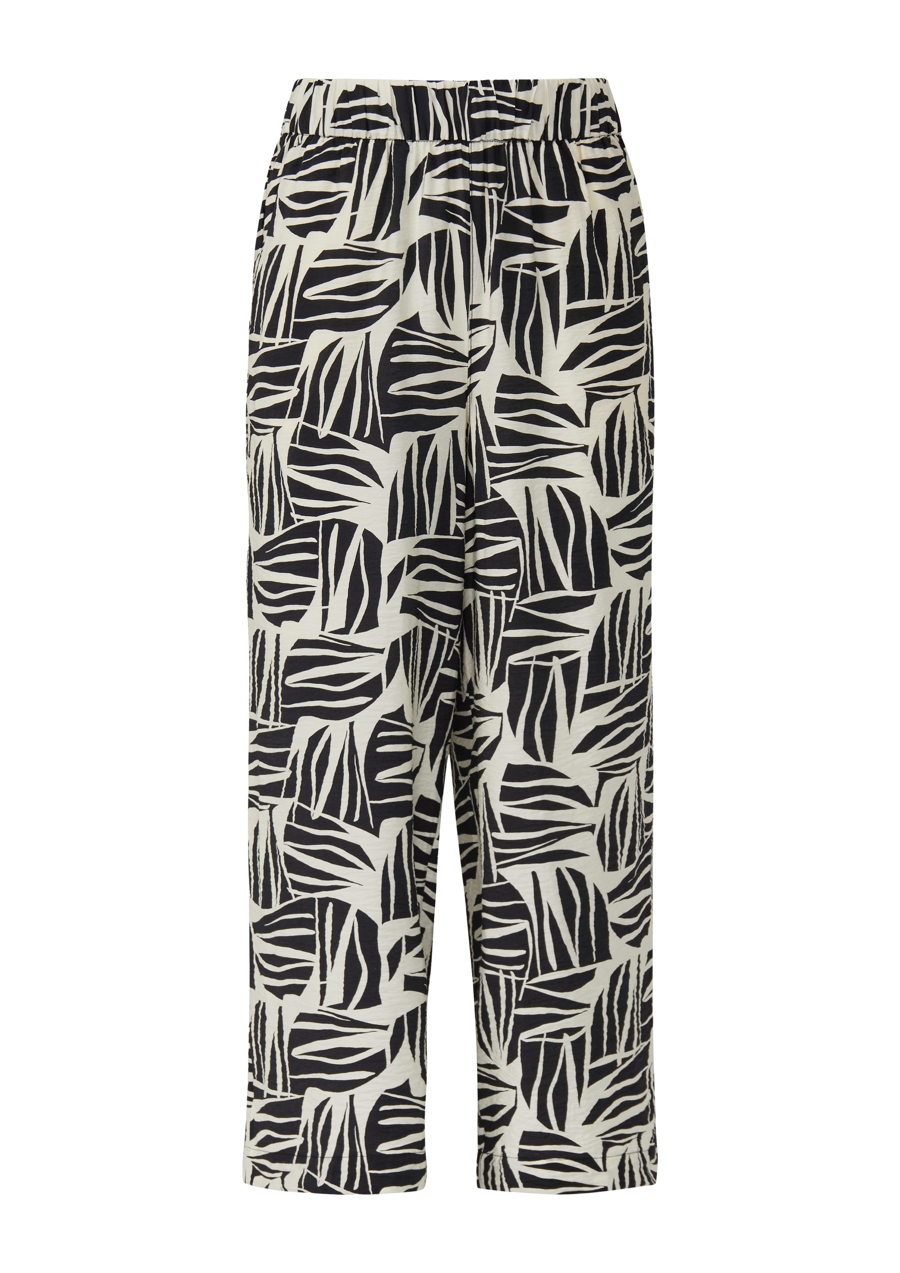 Culottes van viscosemix met all-over print