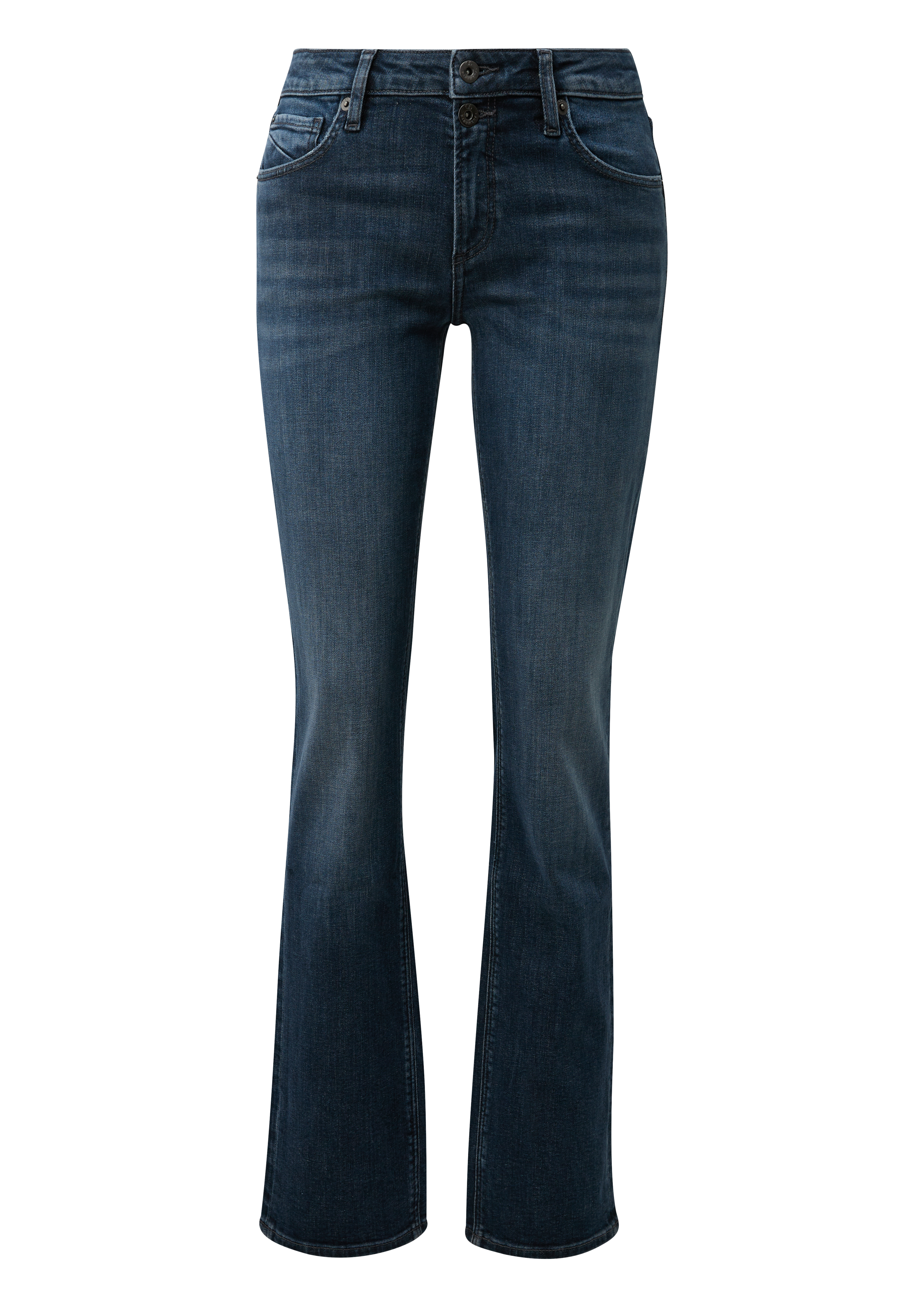 Catie jeans / Halfhoog / Rechte pijp