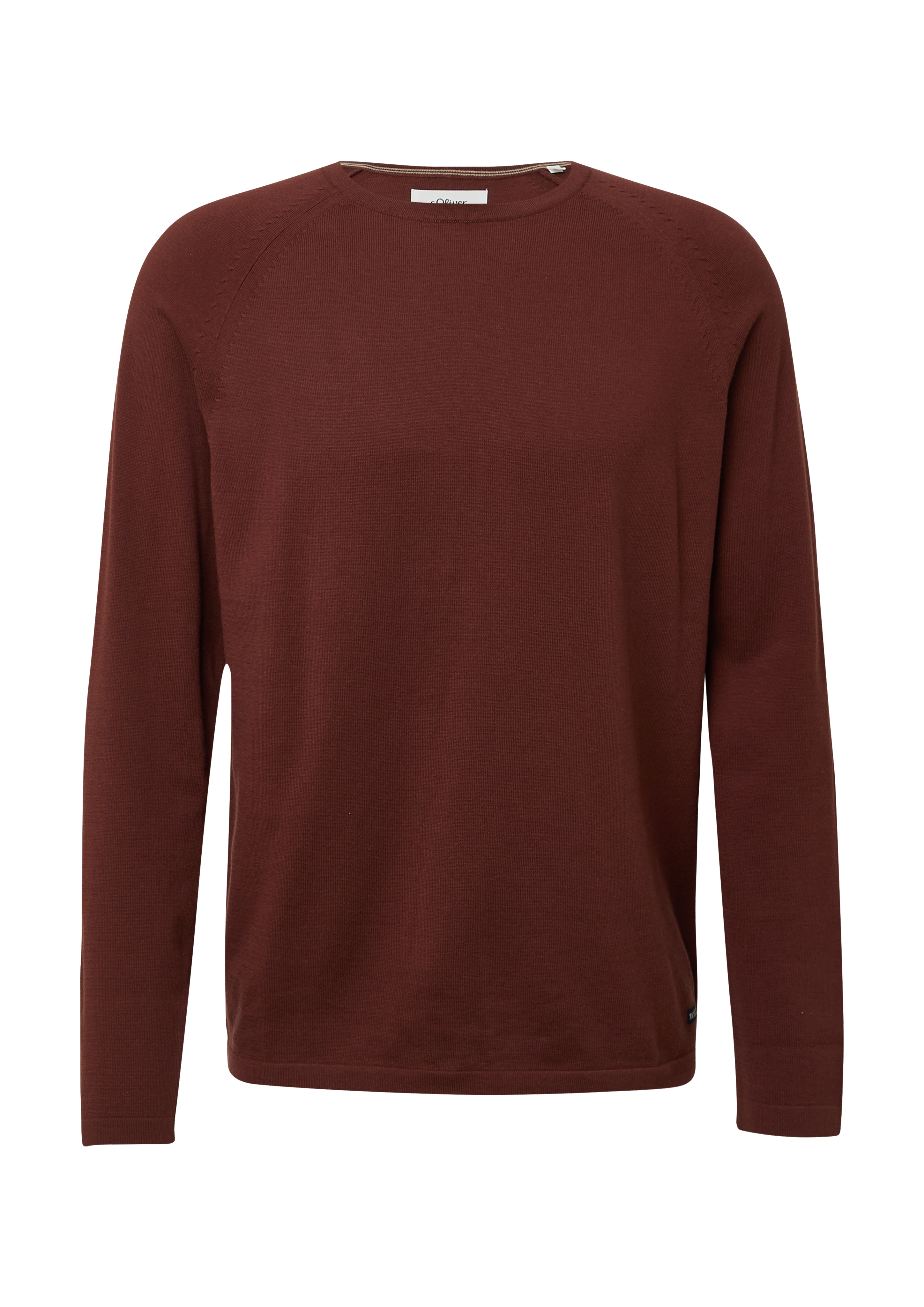 Raglanpullover aus reiner Baumwolle