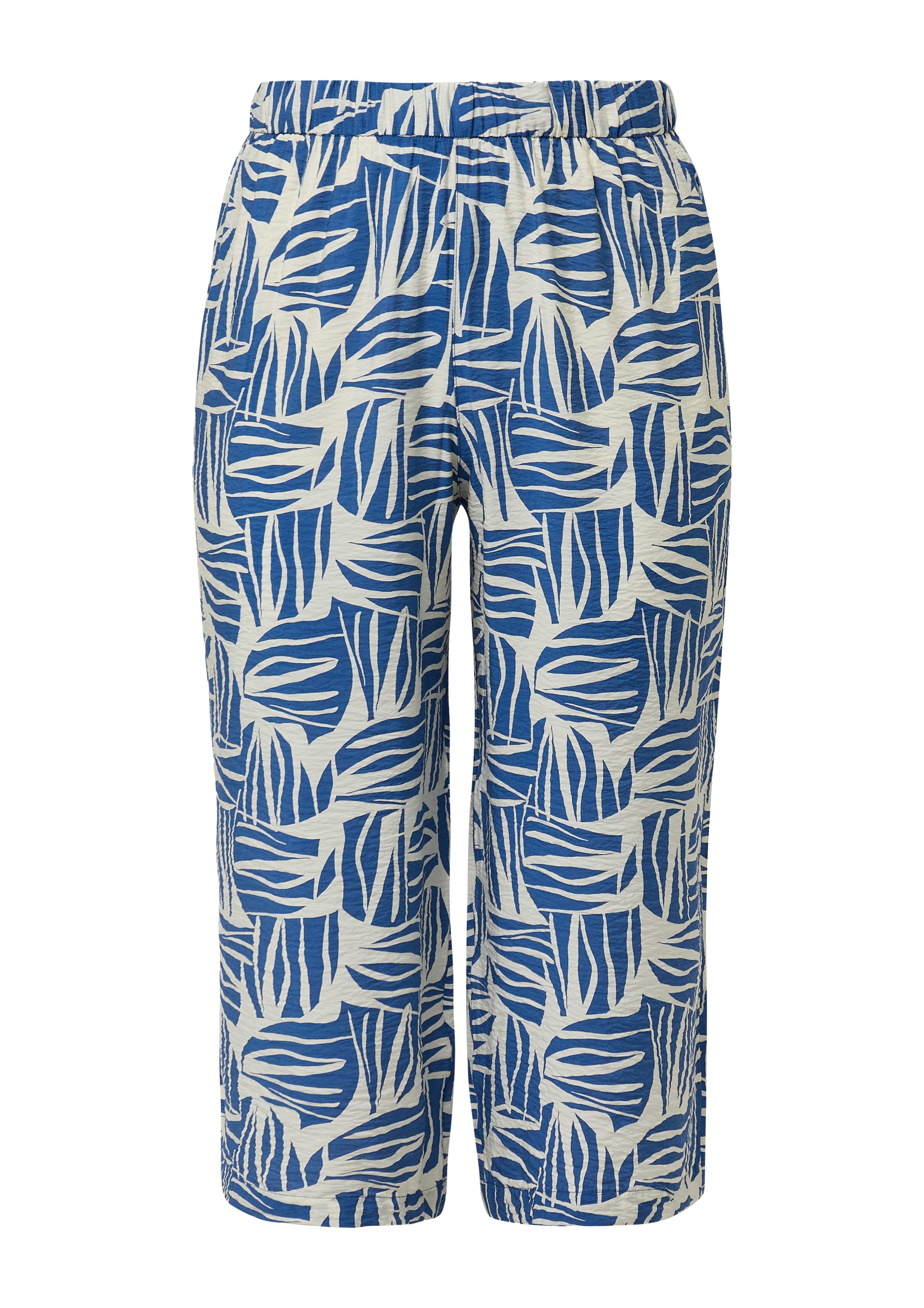 Culotte aus Viskosemix mit All-over-Print