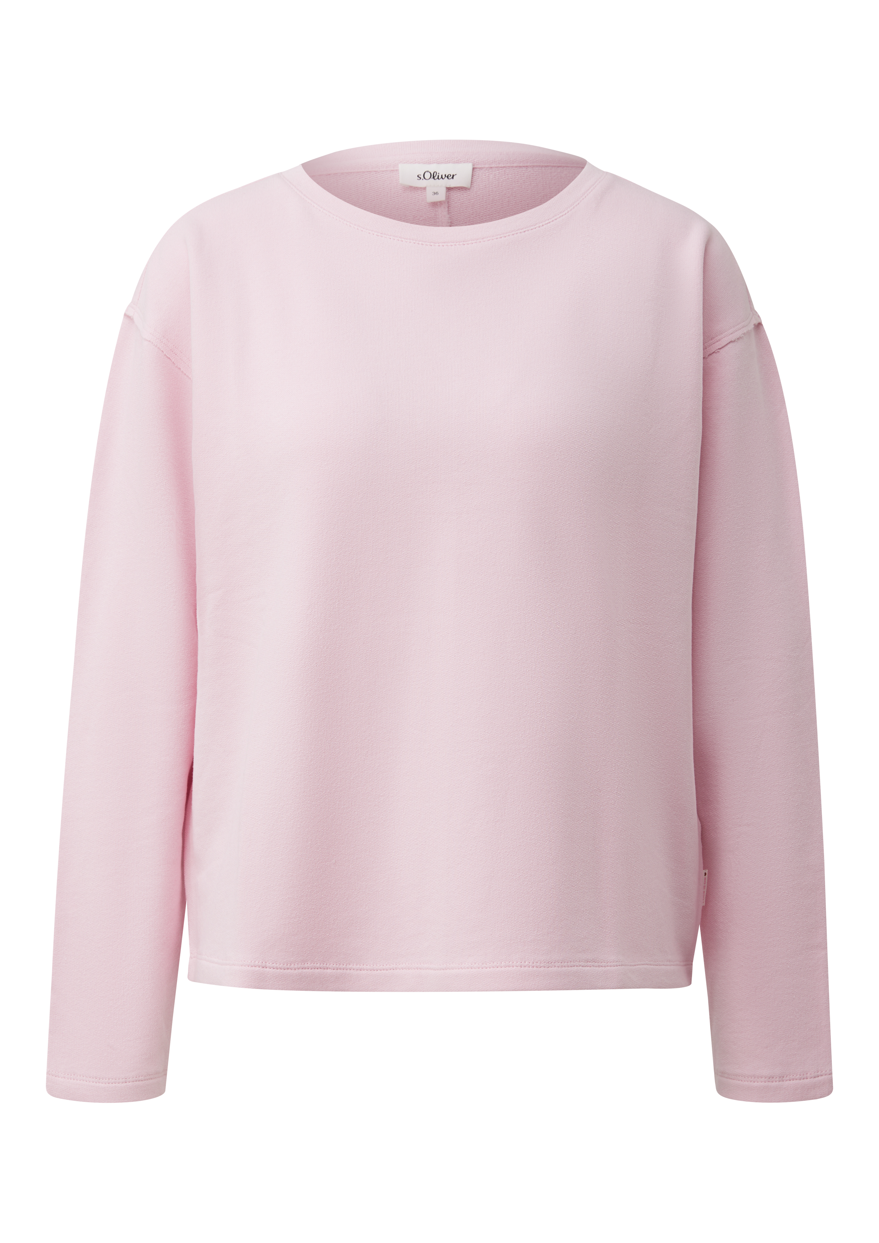 Gesneden sweatshirt met naaddetails