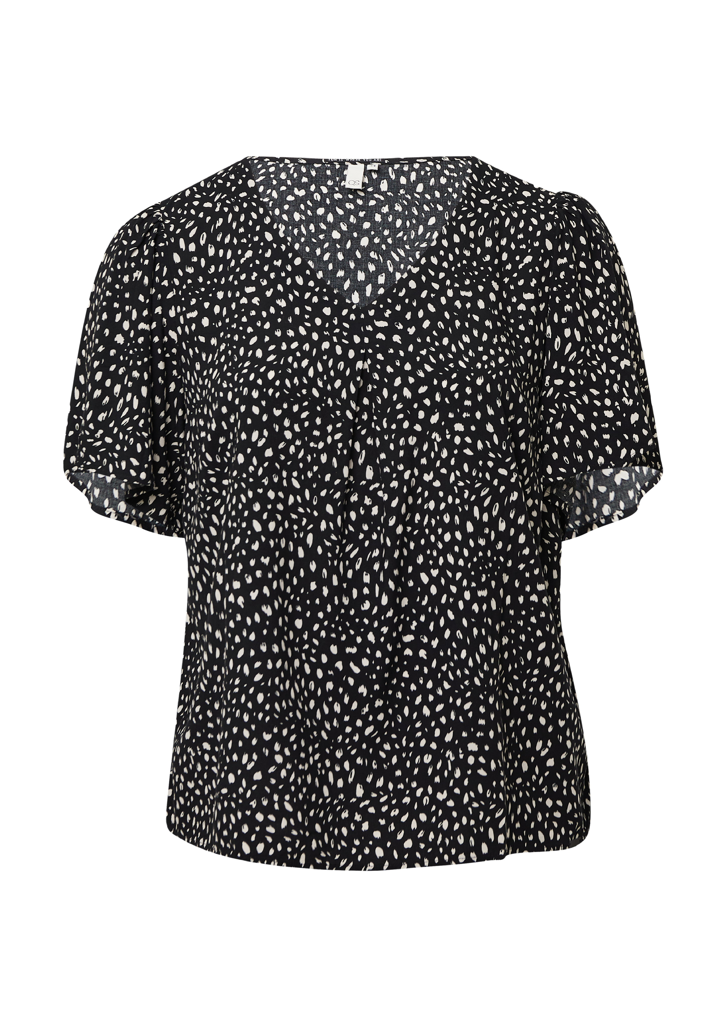 Viscose blouse met all-over print