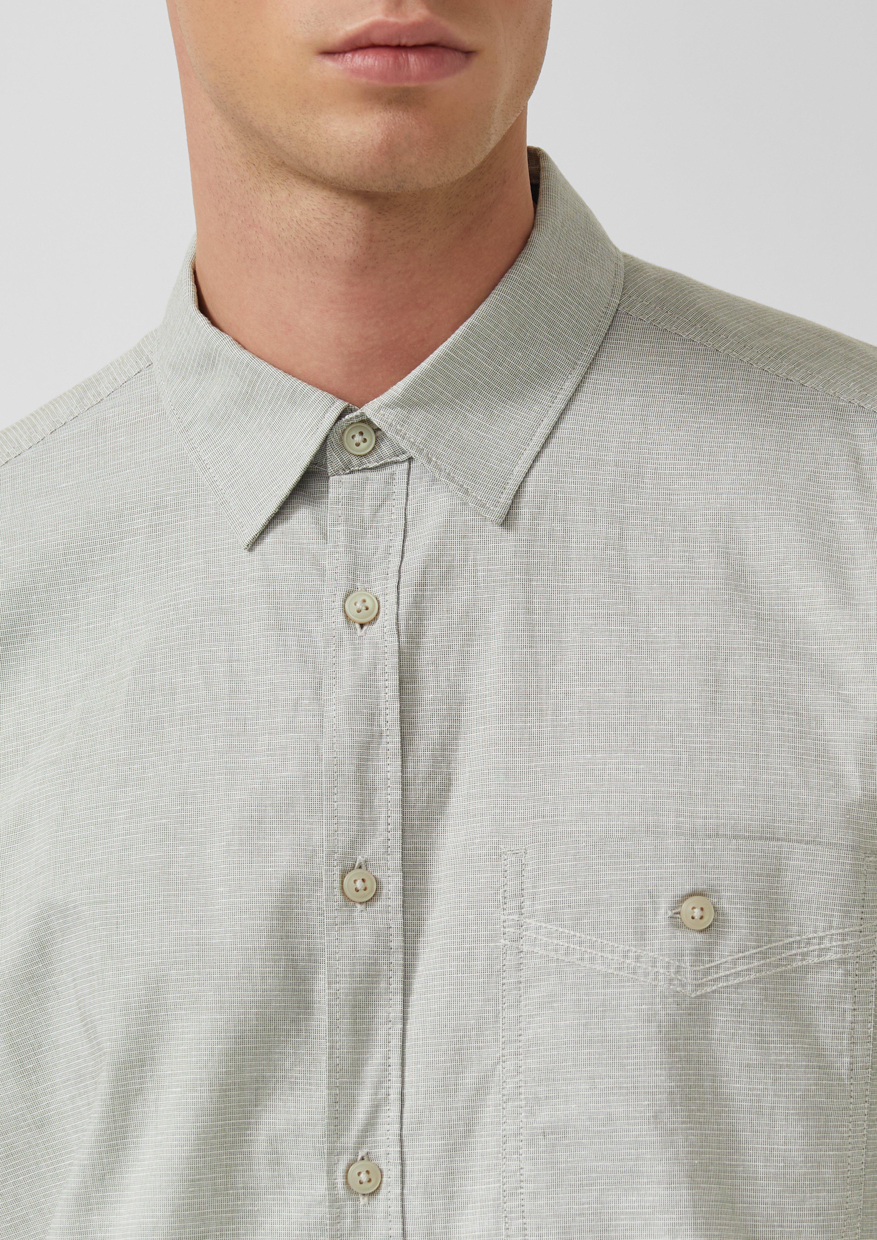 Thumbnail - Regular Fit: Strukturiertes Hemd mit Brusttasche