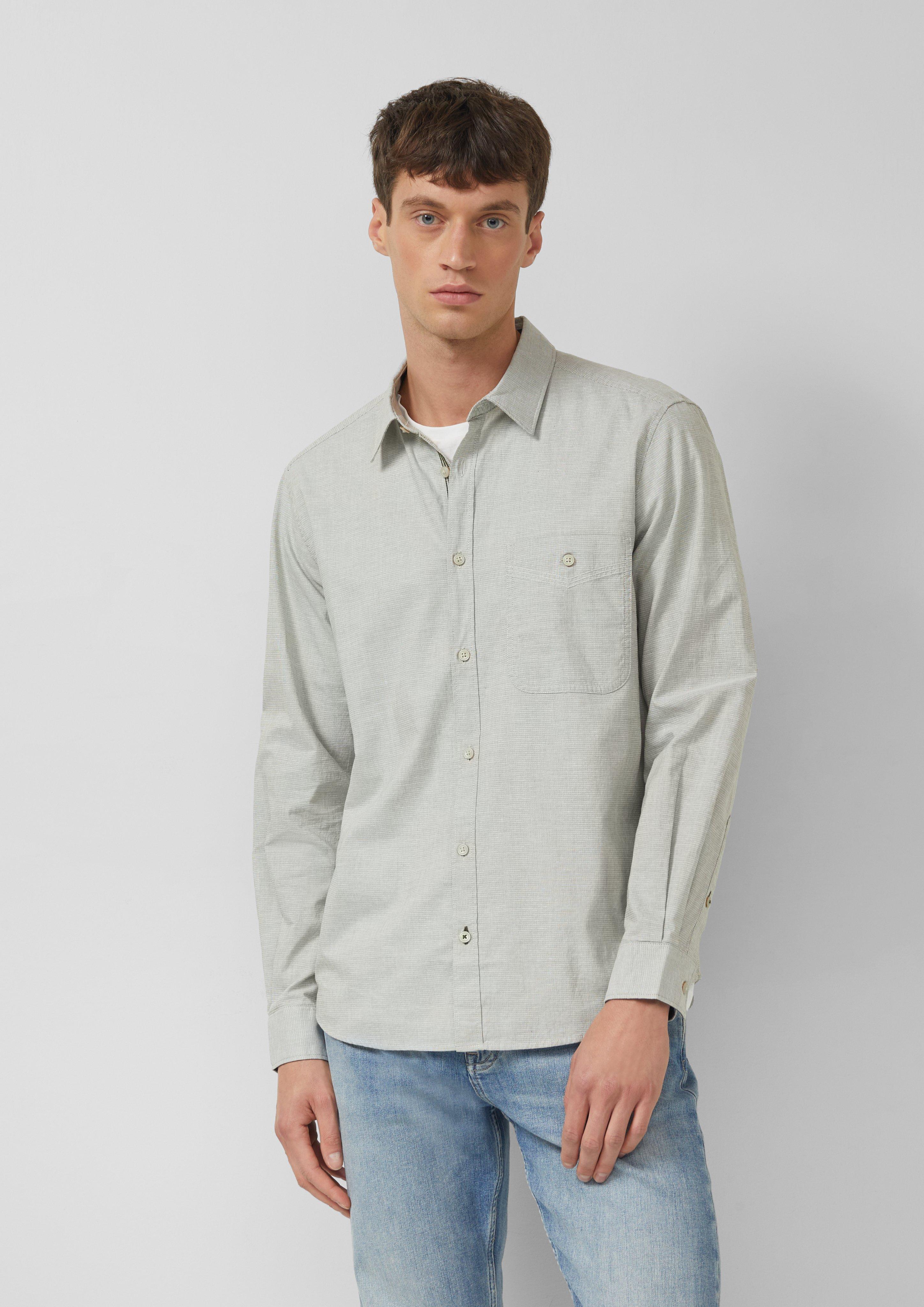 Thumbnail - Regular Fit: Strukturiertes Hemd mit Brusttasche