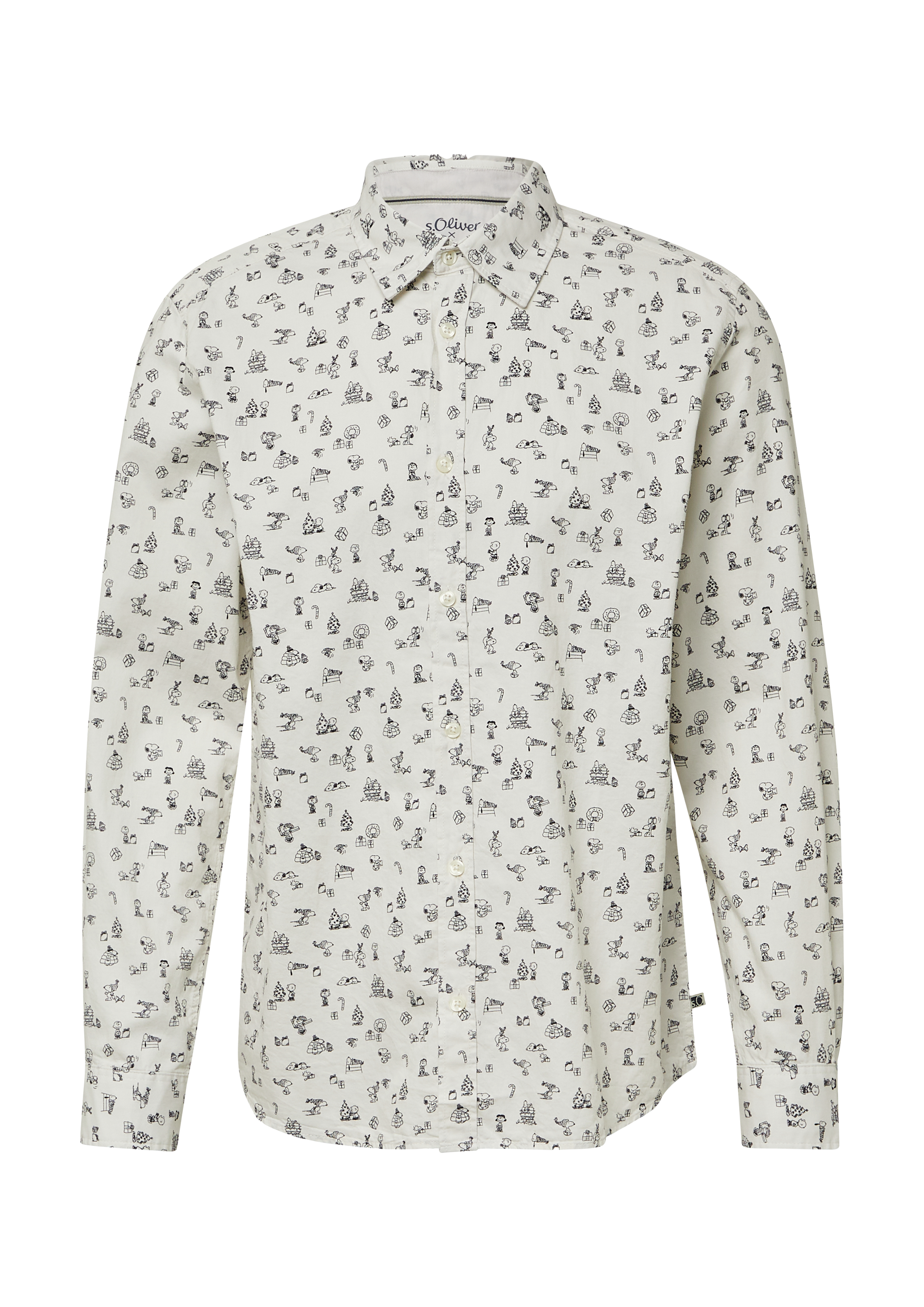 Regular Fit: Hemd mit Peanuts®-Motiv