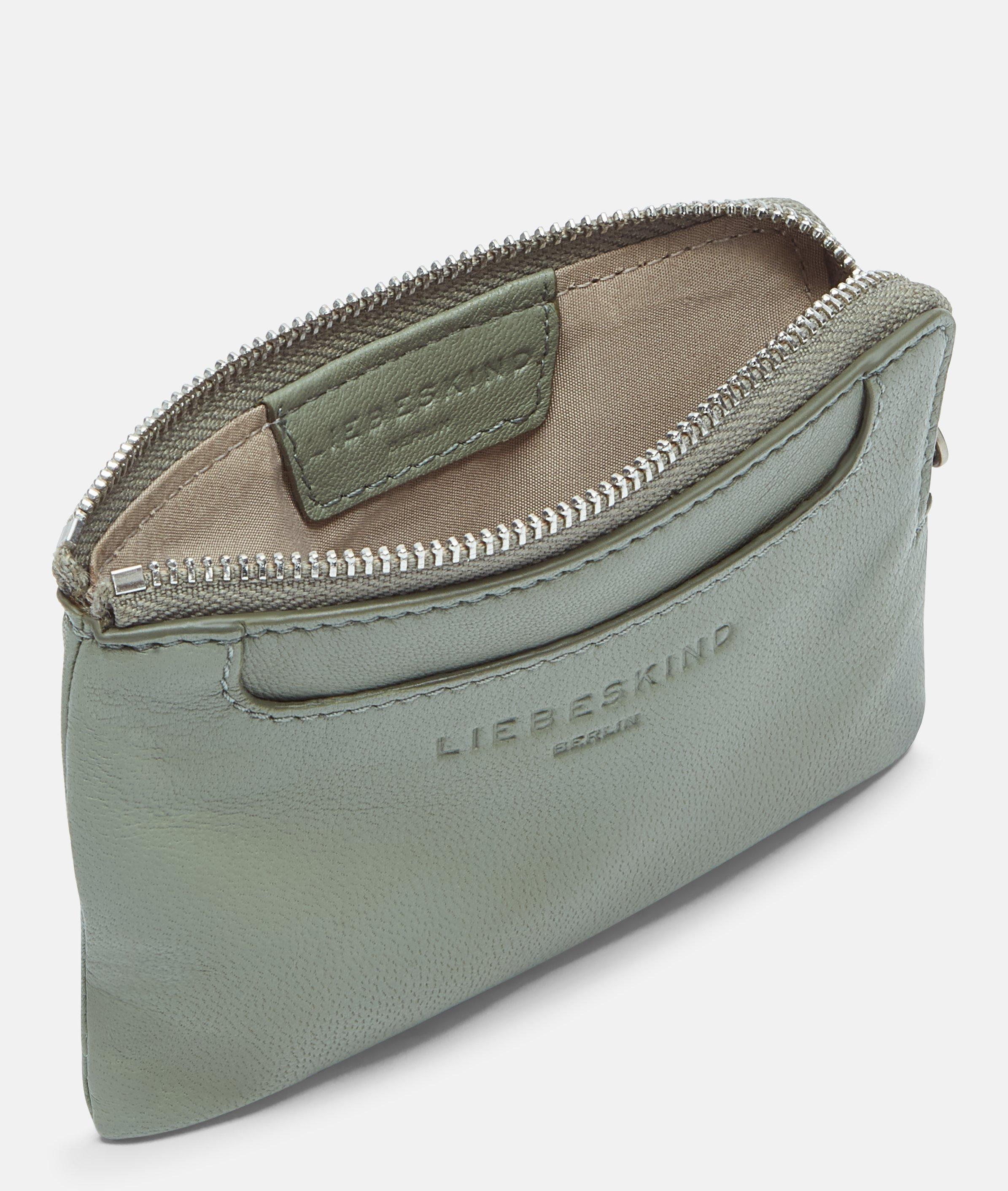 Matti portemonnee XS in olijfgroen, bruin, zwart & bruin