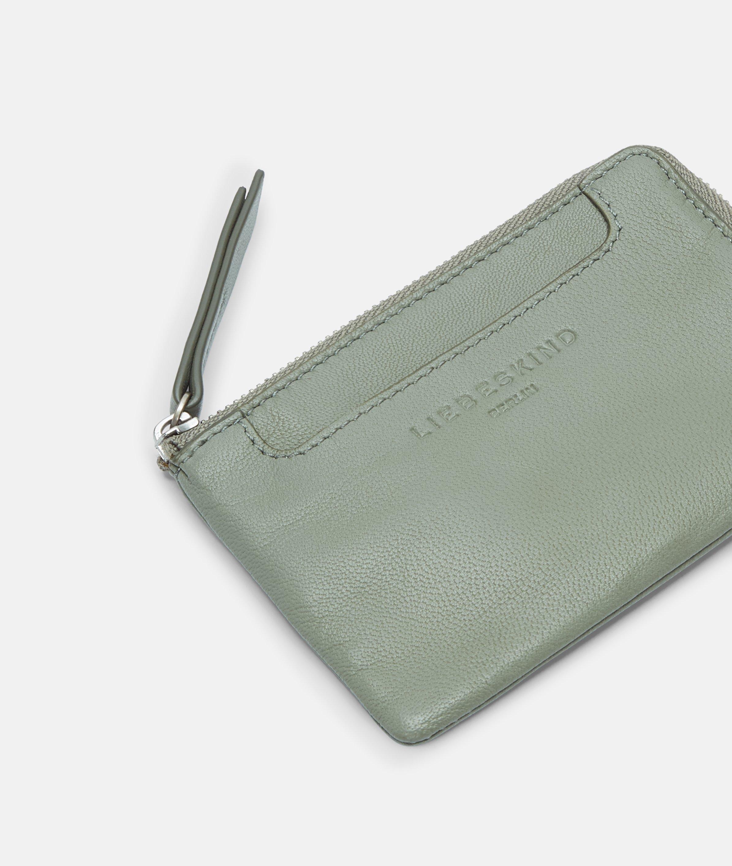 Matti portemonnee XS in olijfgroen, bruin, zwart & bruin