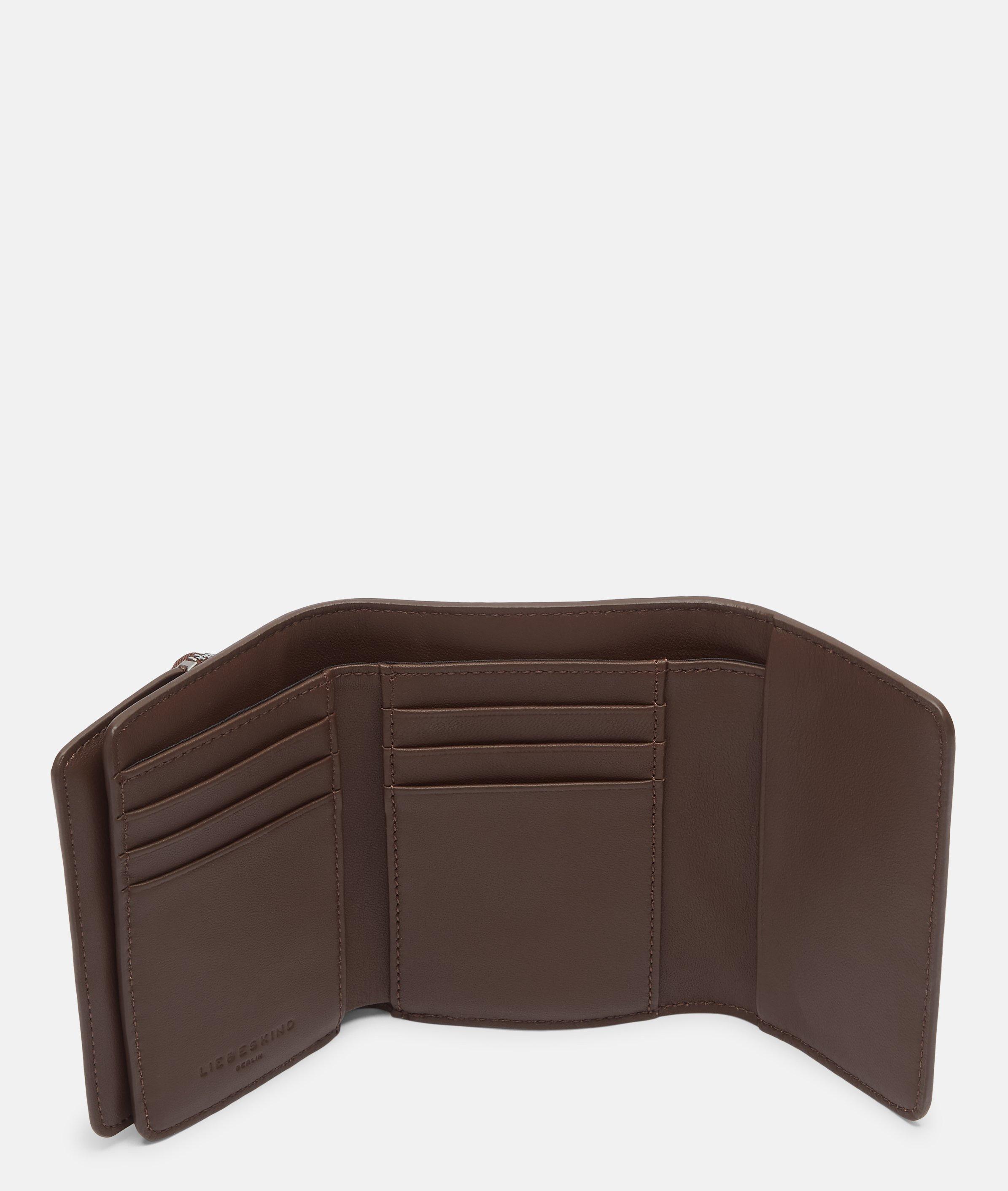 Portemonnee in bruin & zwart