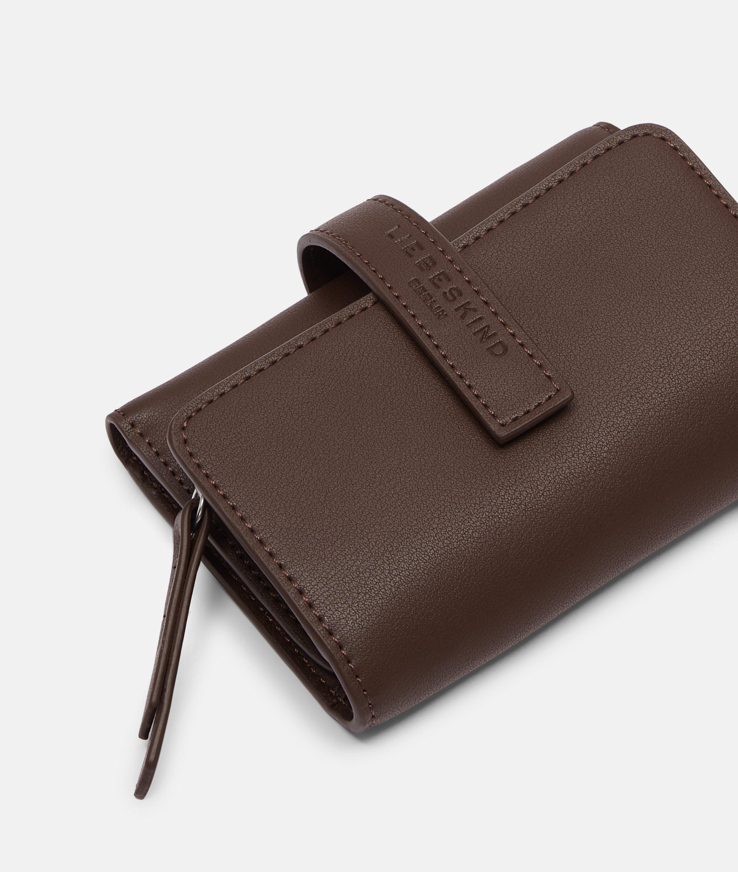 Portemonnee in bruin & zwart