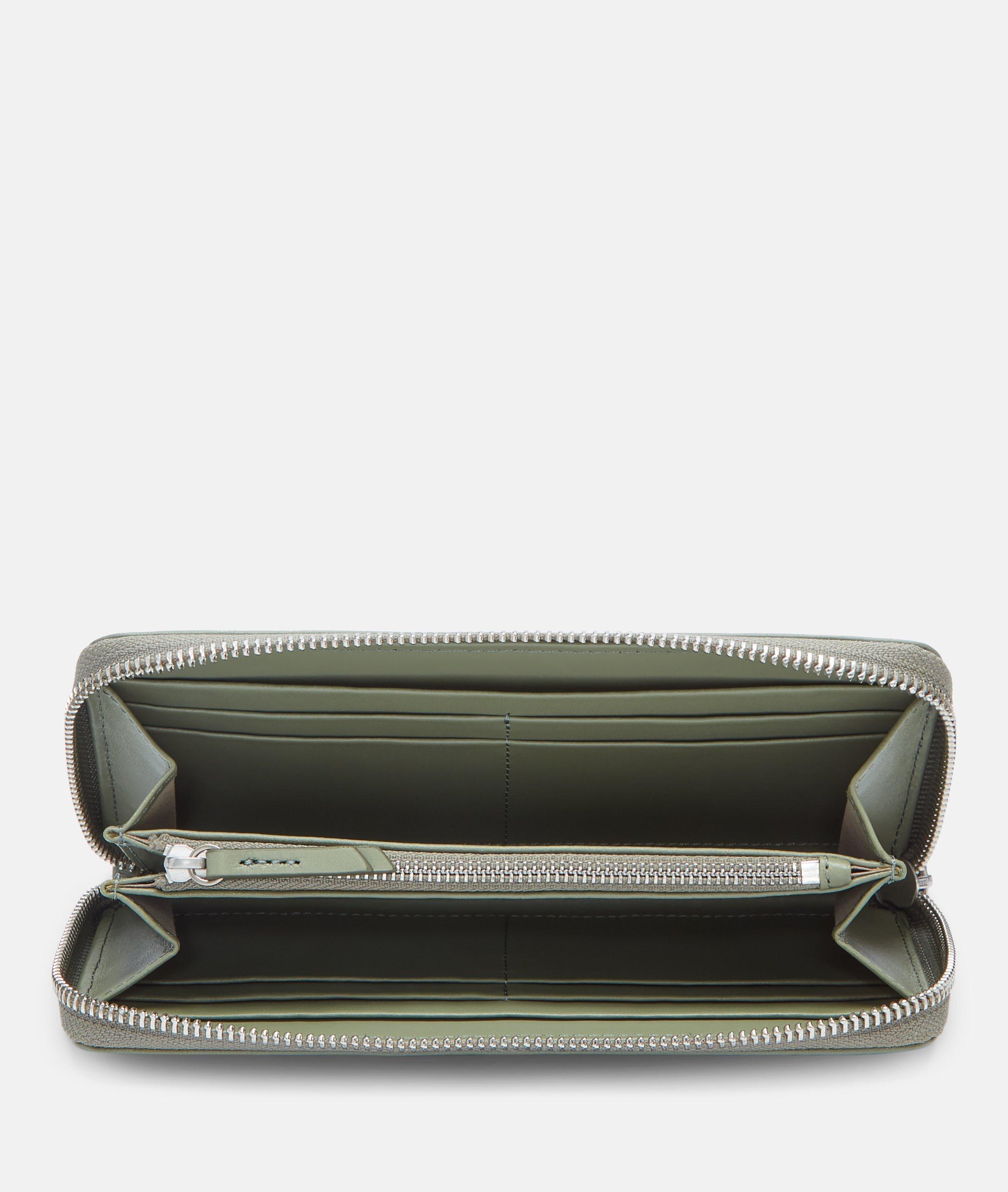 Cassie purse L in olive & black