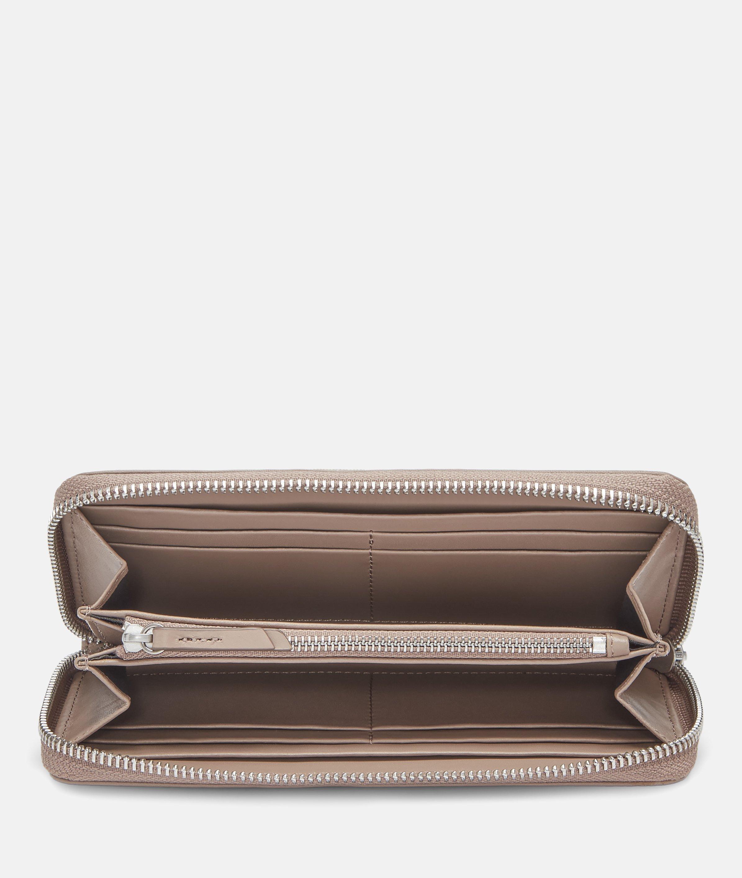 Cassie purse L in brown & black