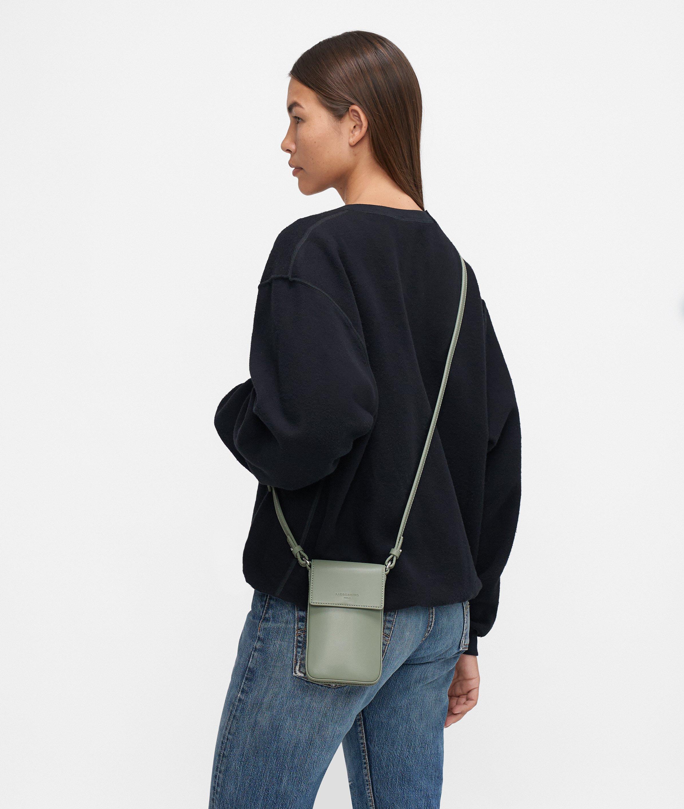 Penelope Mobile Pouch in olive, braun & grün