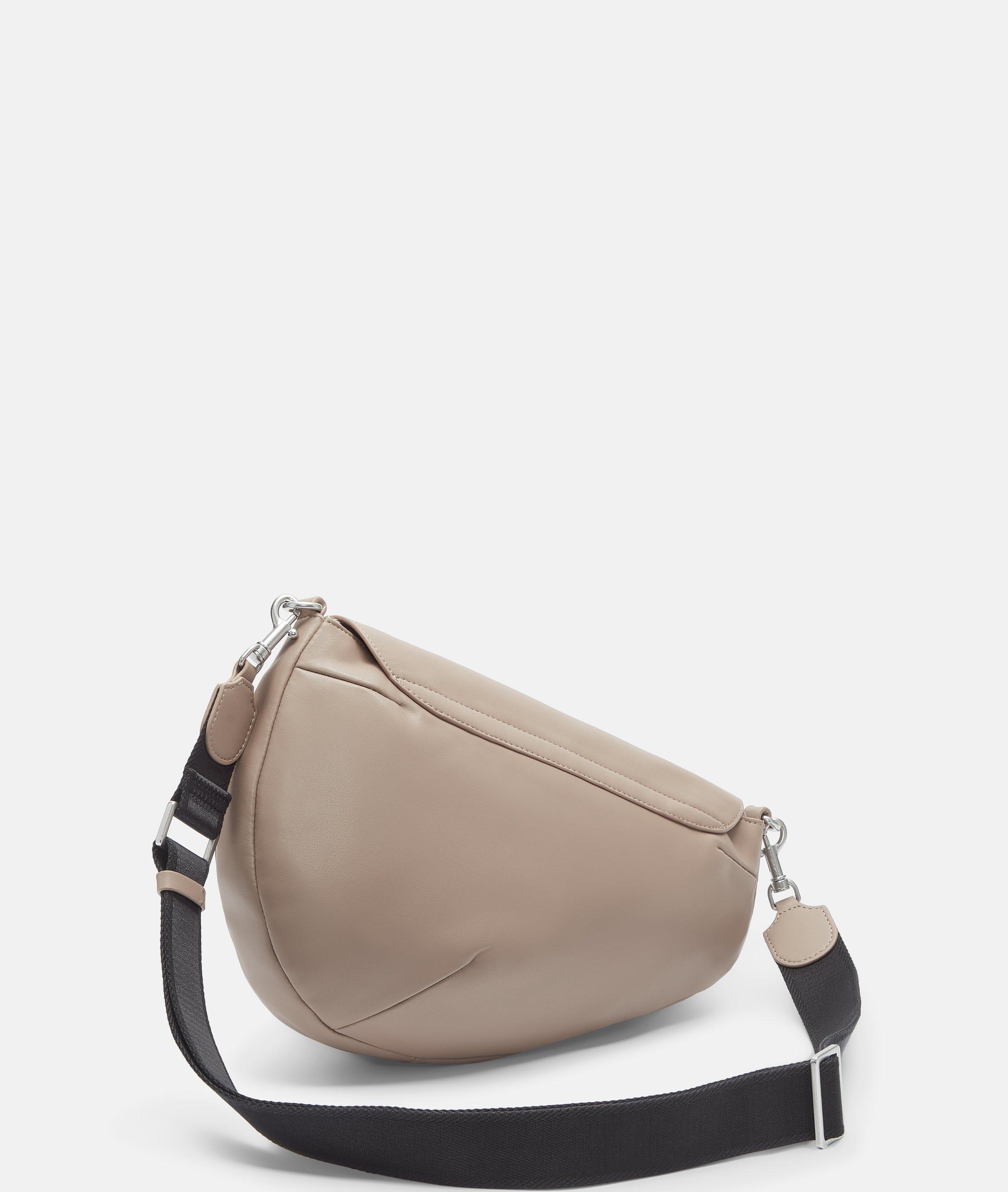 Oval Shoulder Bag M in braun & braun