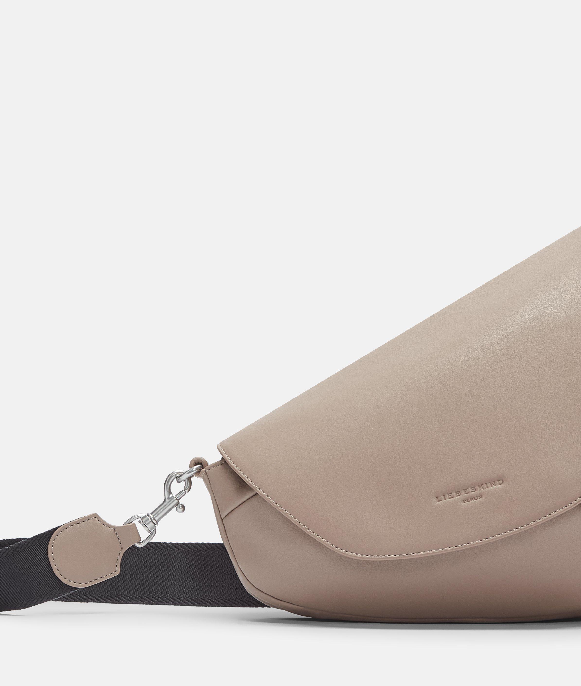 Oval Shoulder Bag M in braun & braun