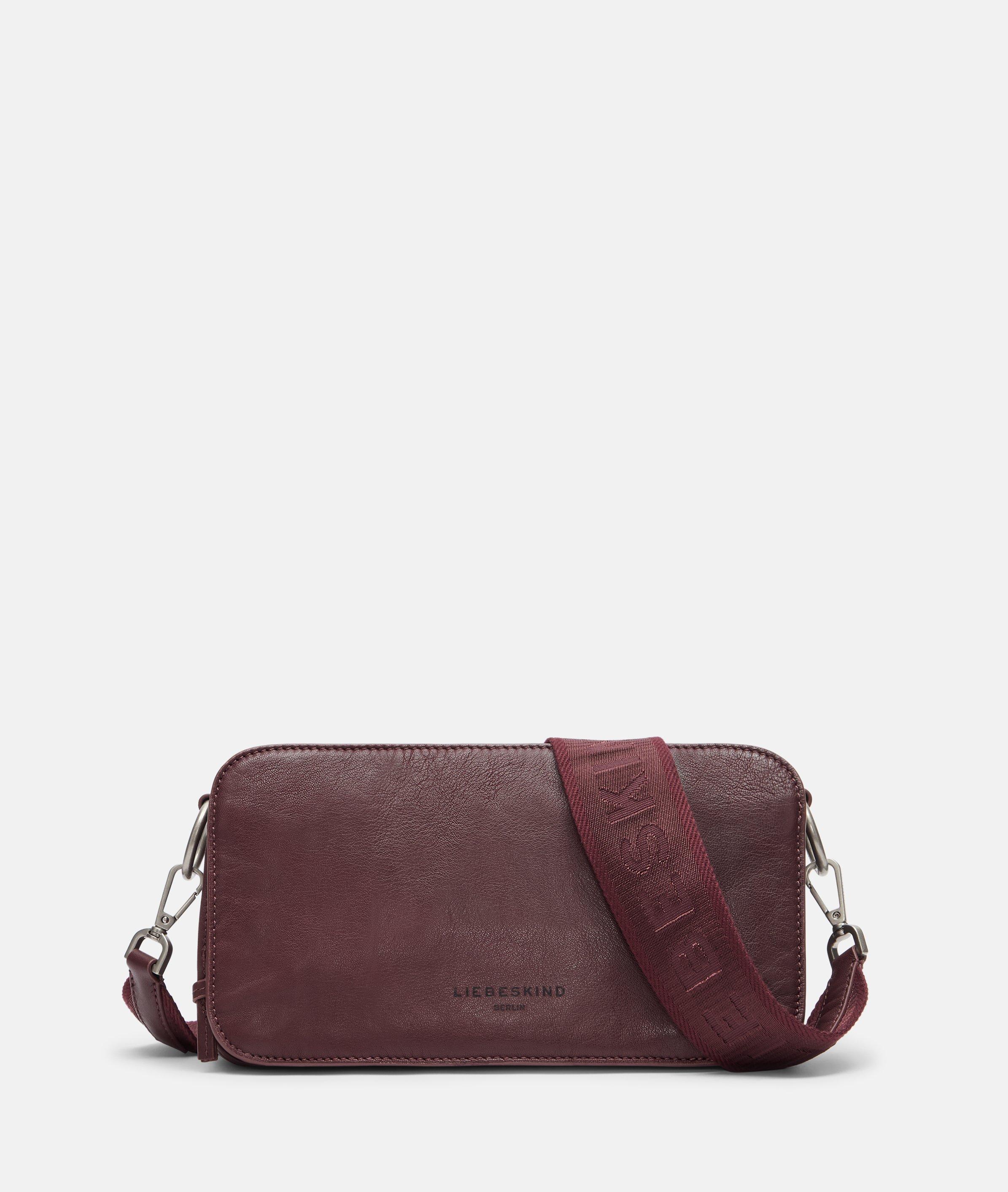 Clarice Crossbody M in rood, oranje & bruin