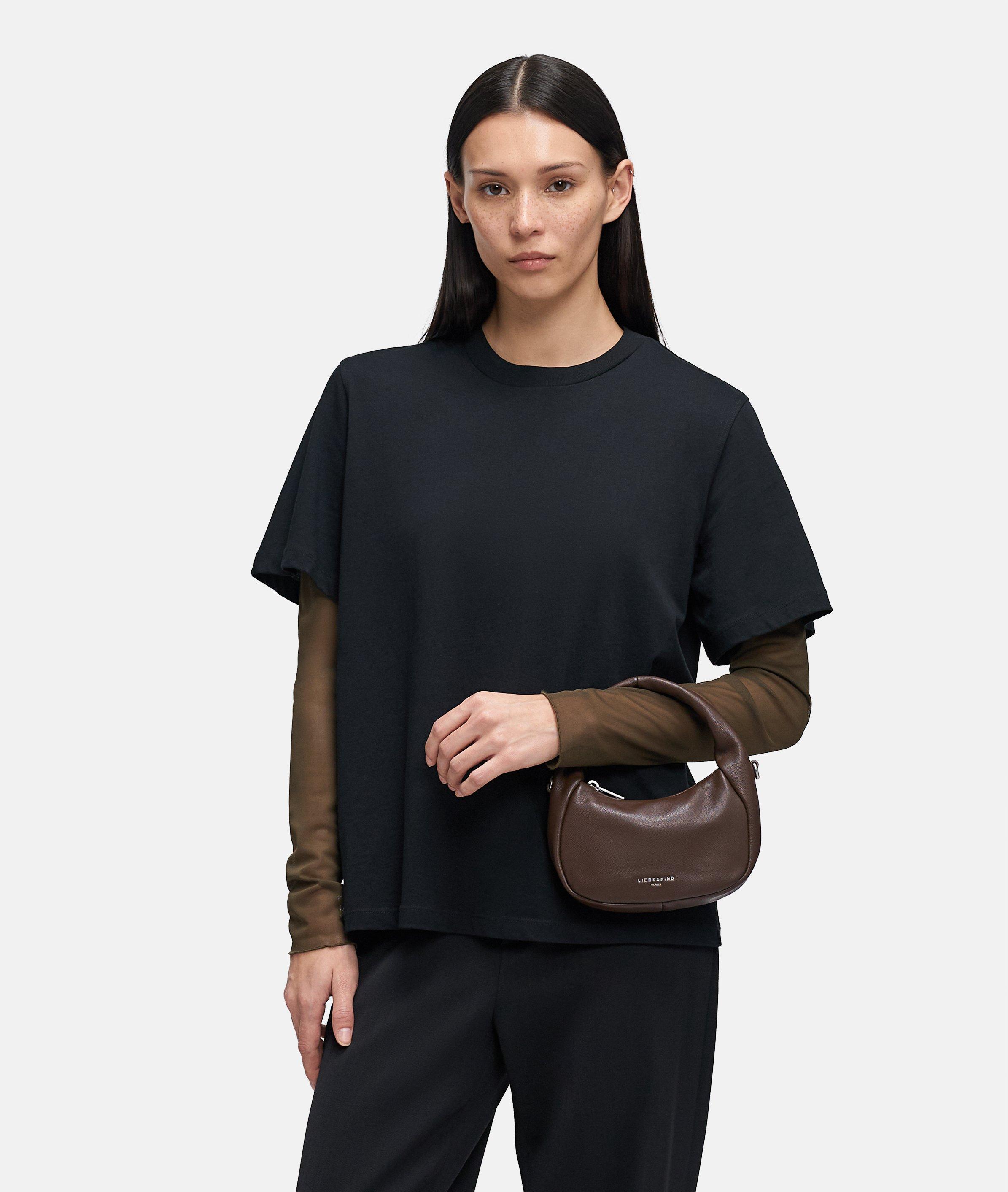 Farrah Crossbody S in braun, blau, rot & beige