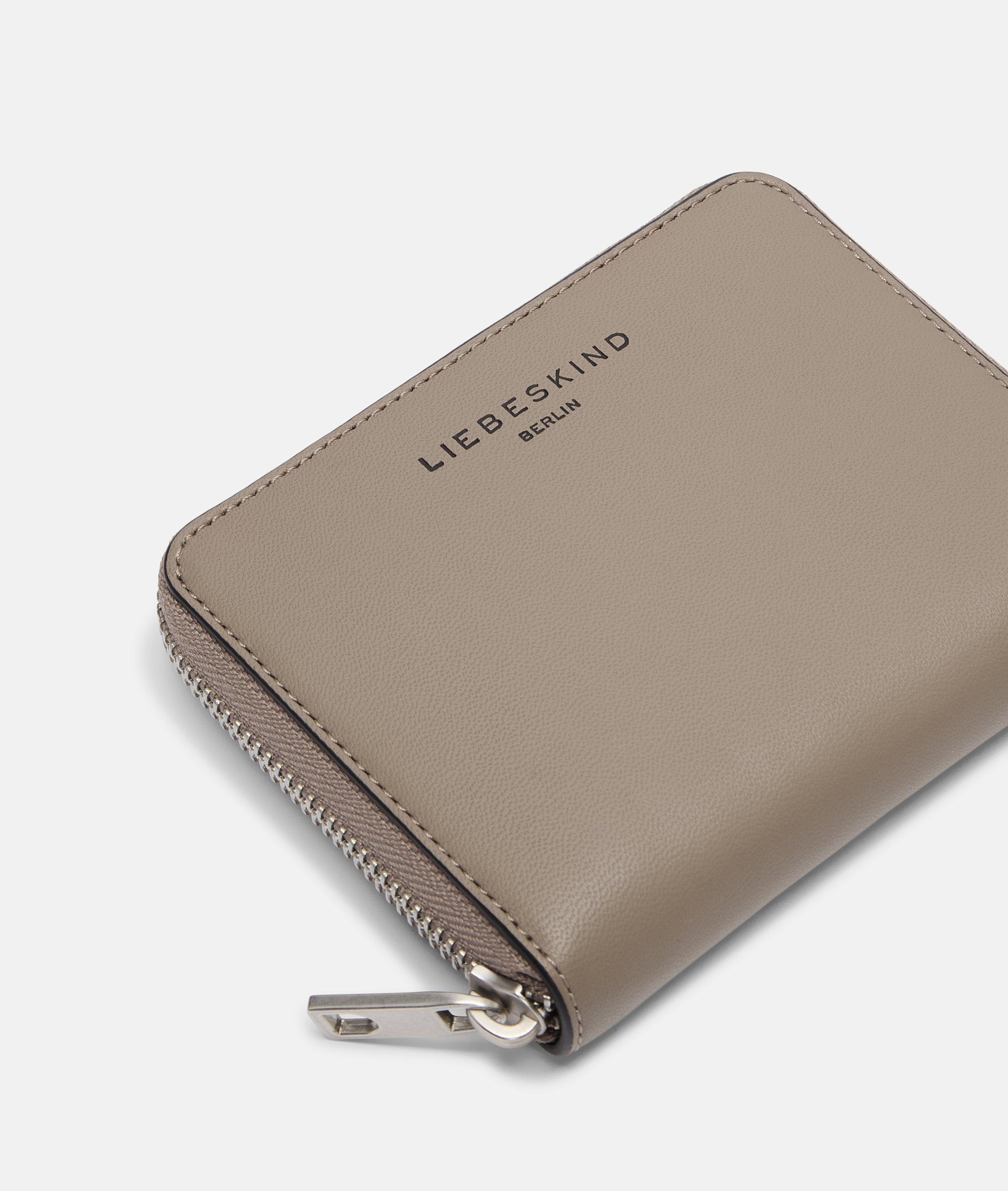 Conny Geldbörse M in beige, rot, schwarz & petrol