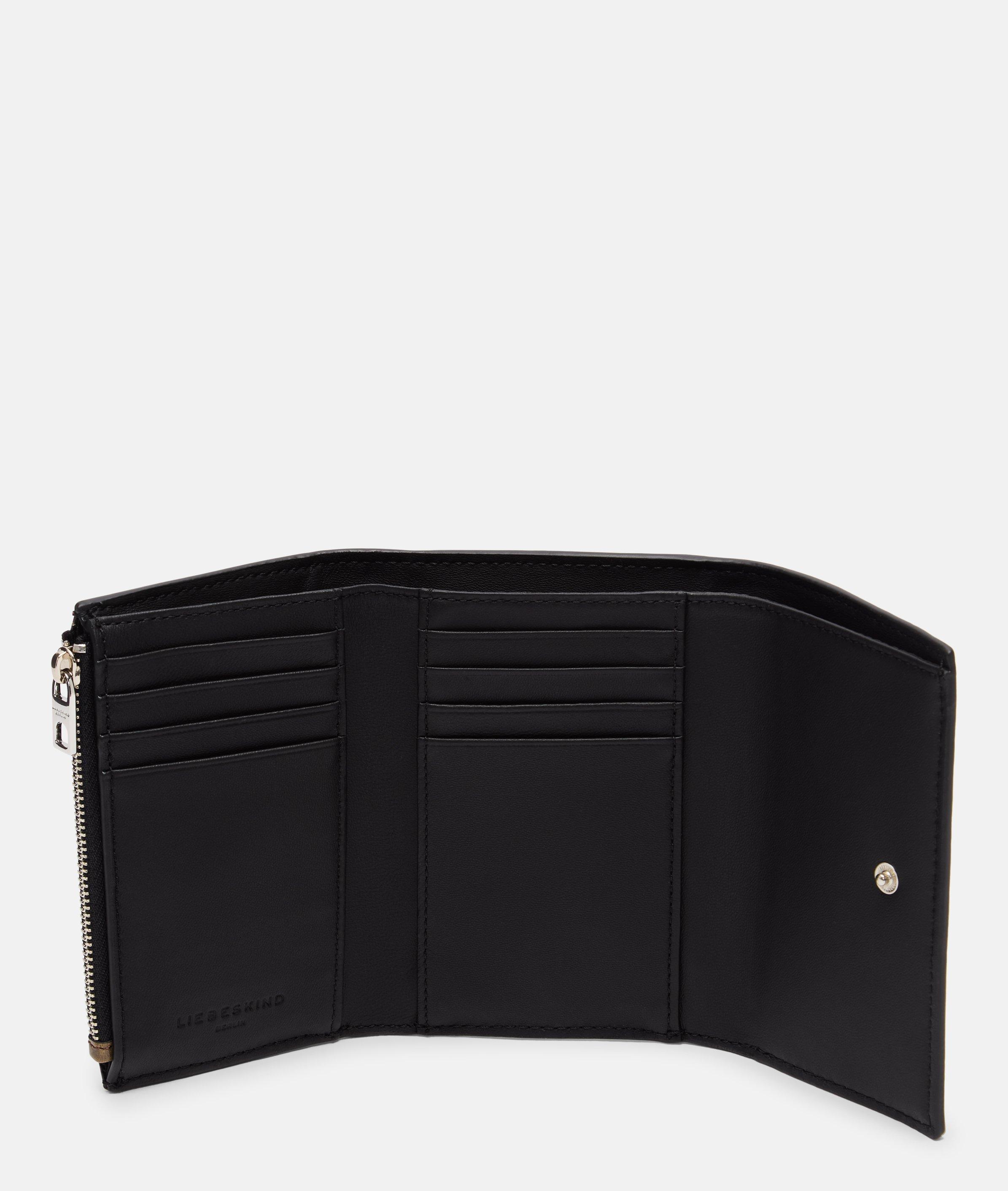 Portemonnee in bruin & beige