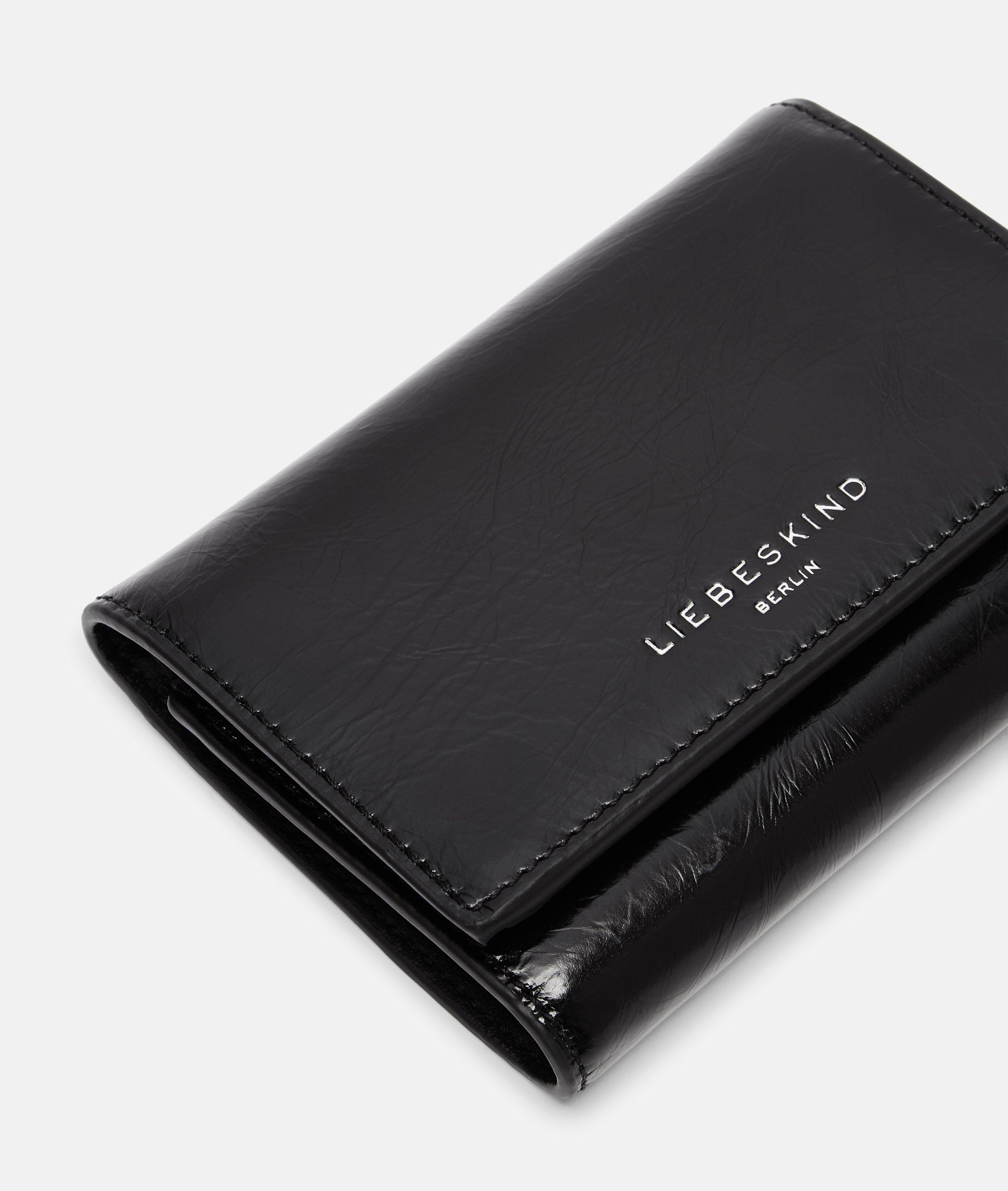 Portemonnee in zwart & beige